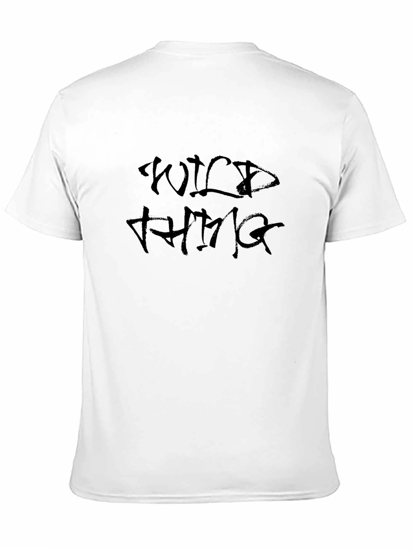 Wild Thing Black Graphic Tee - Stylish Mens T-Shirt