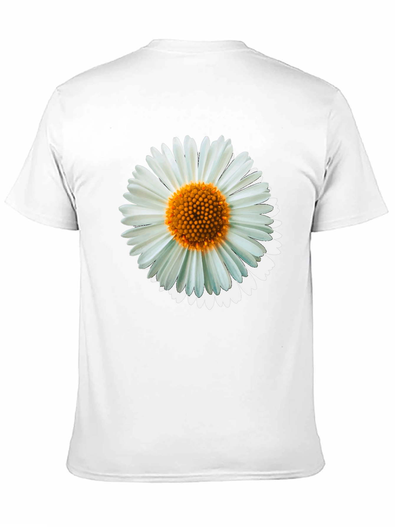 Daisy Graphic Tee - Black Cotton Casual Shirt