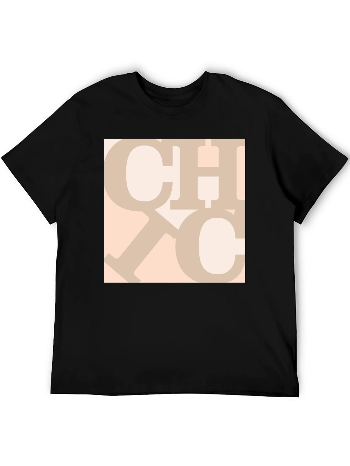 Trendy Graphic Print Crew Neck Tee