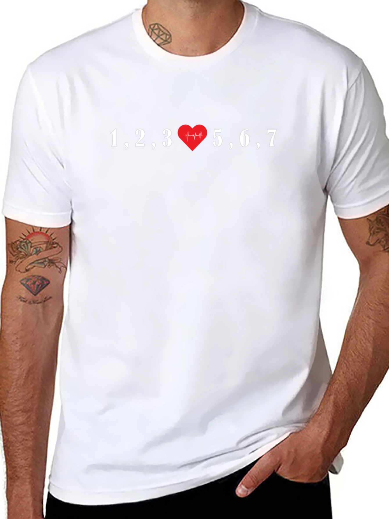 123567 Heartbeat T-Shirt