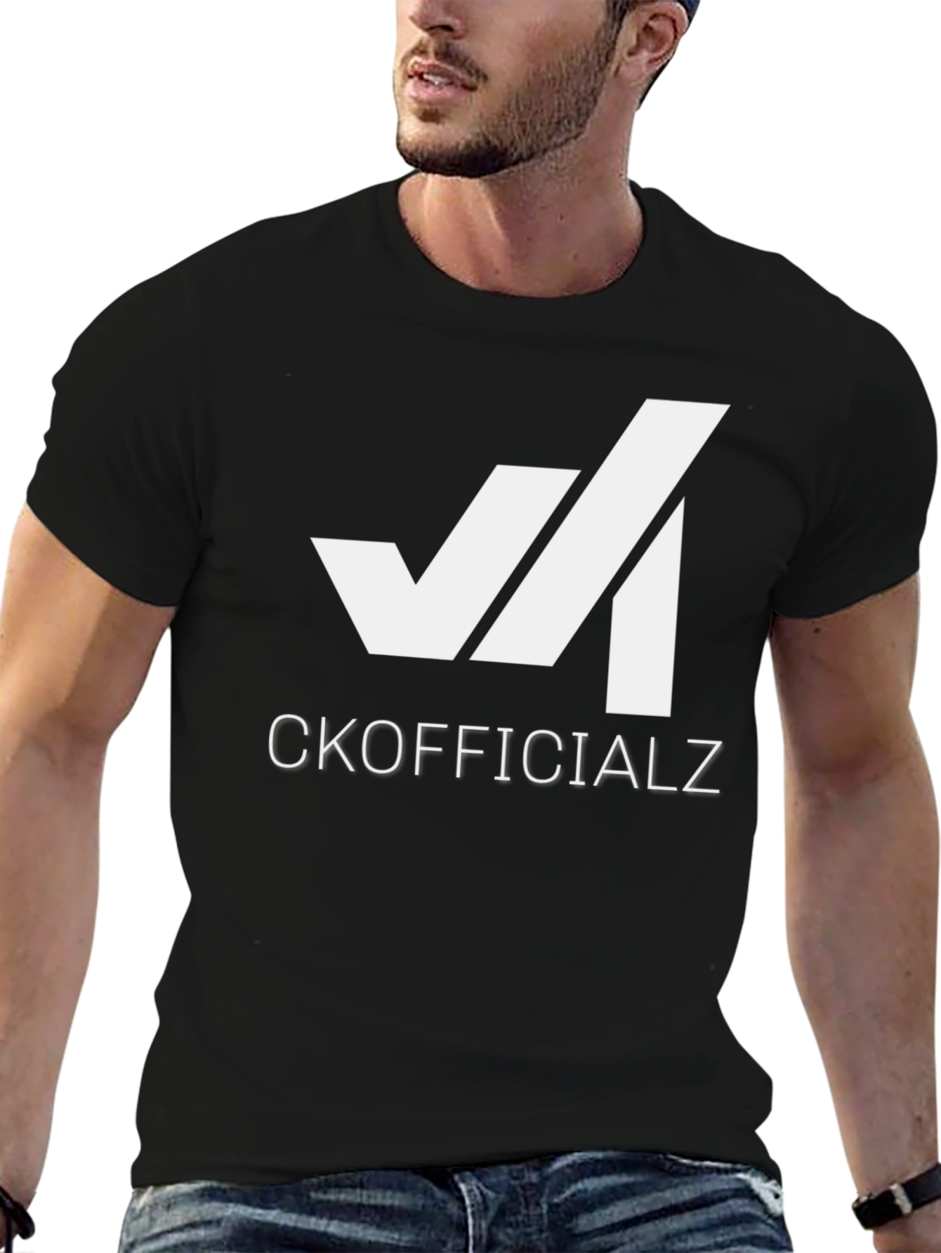 CKOFFICIALZ Black T-Shirt with Logo