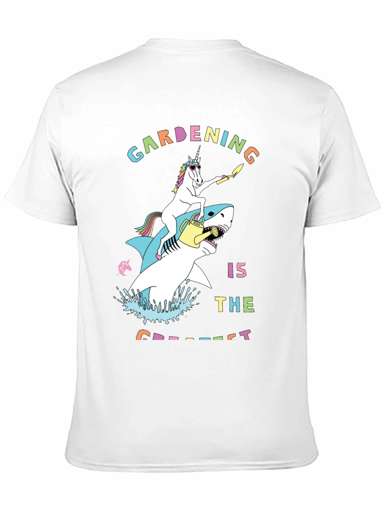 Unicorn Shark Gardening T-Shirt