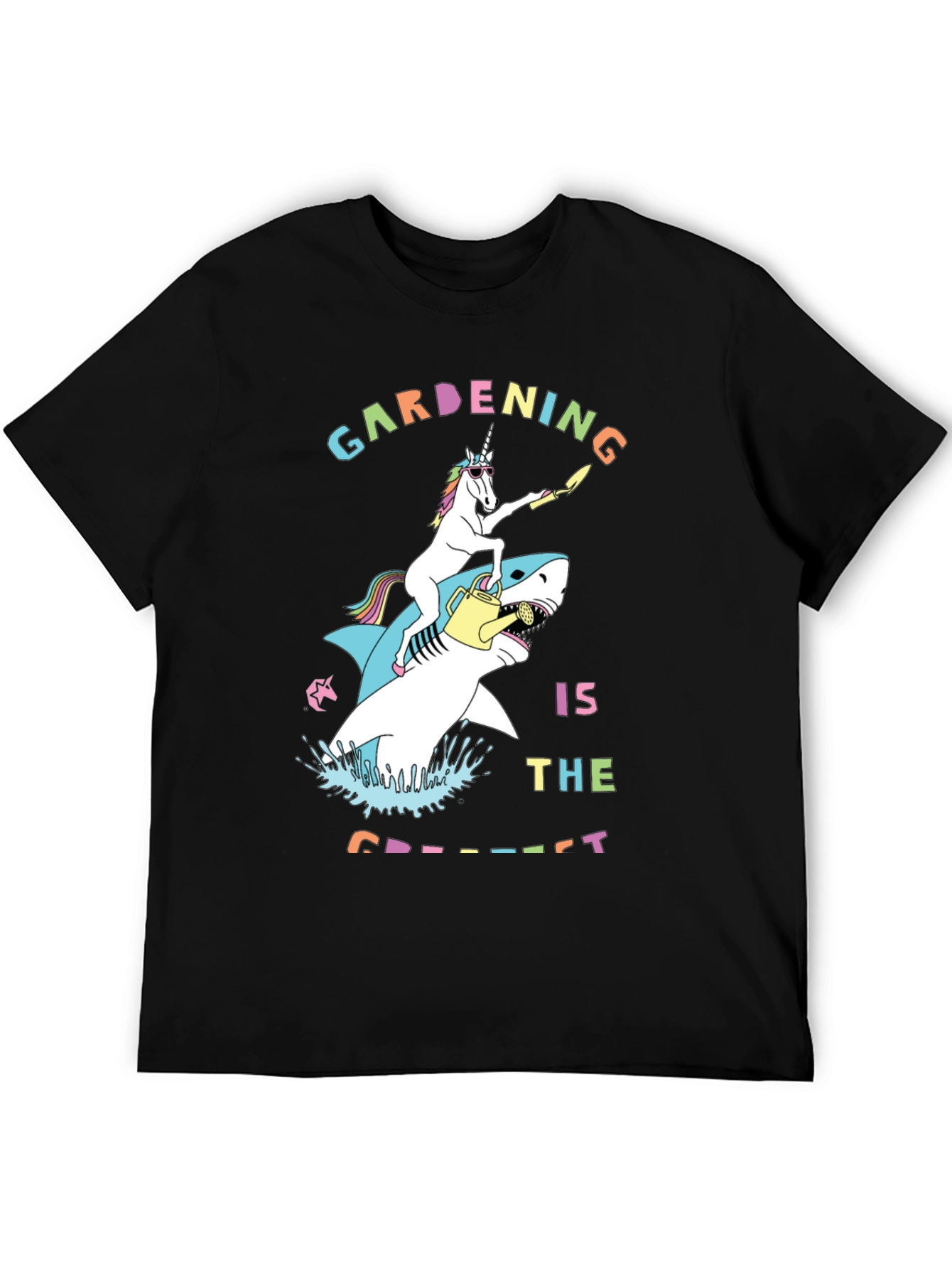 Unicorn Shark Gardening T-Shirt