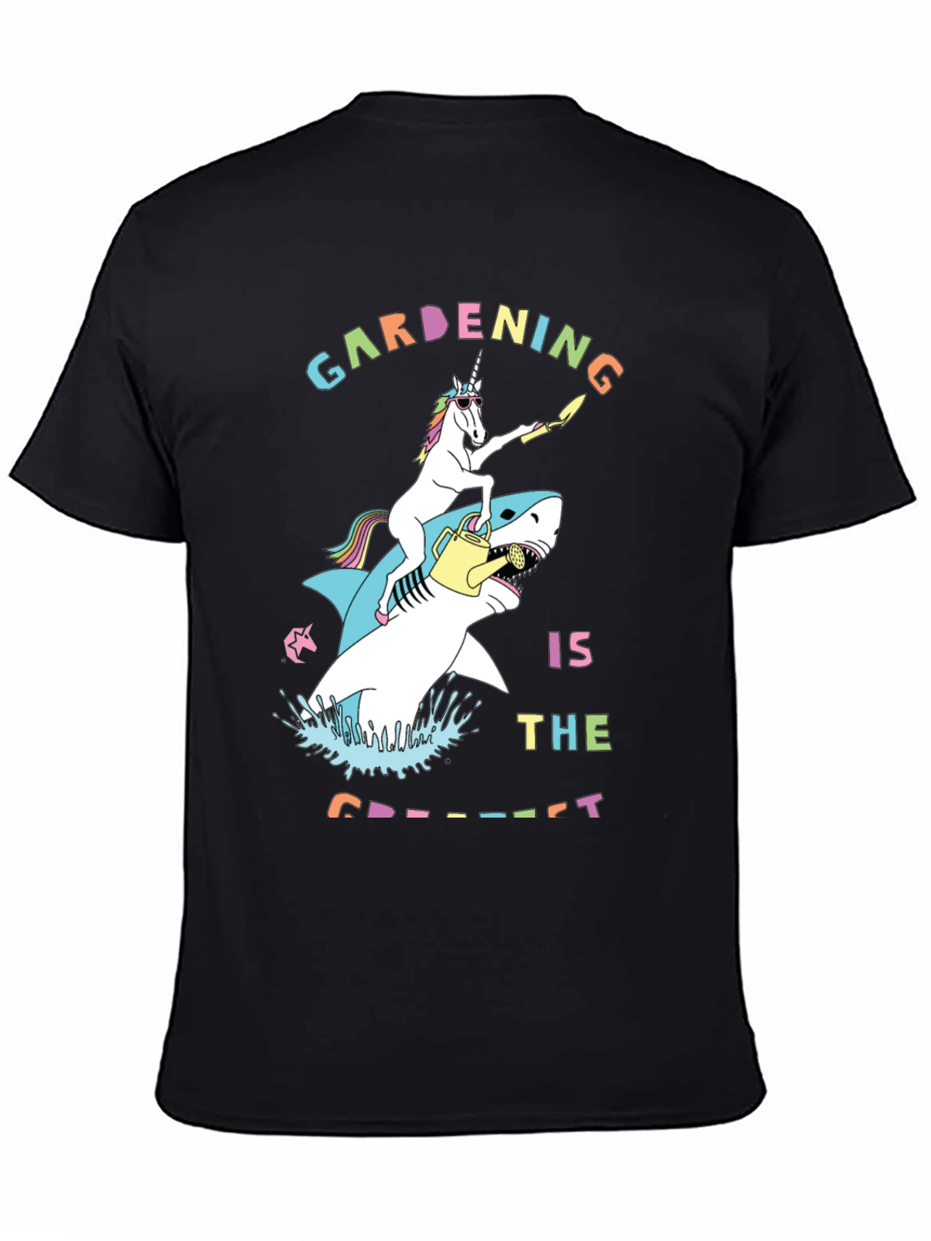Unicorn Shark Gardening T-Shirt