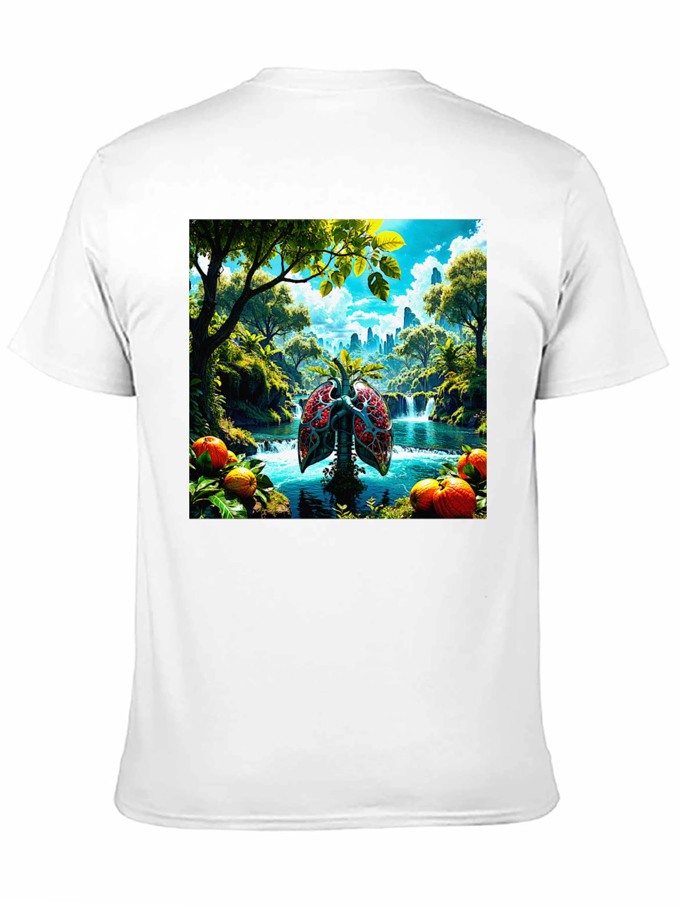 Nature Lungs Graphic T-Shirt - Healthy Planet