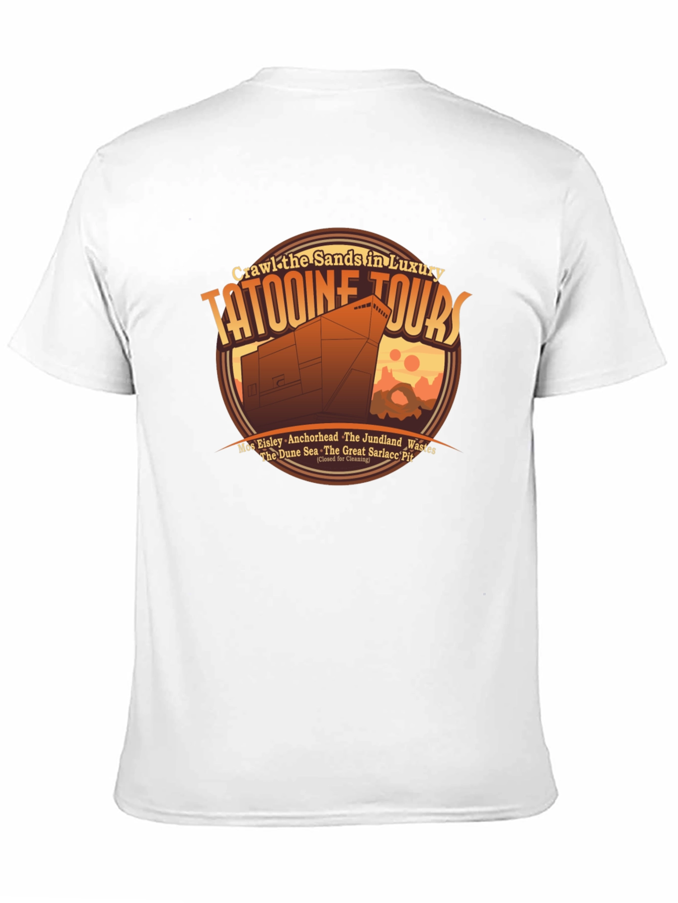 Tatooine Tours T-Shirt - Crawl the Sands in Luxury