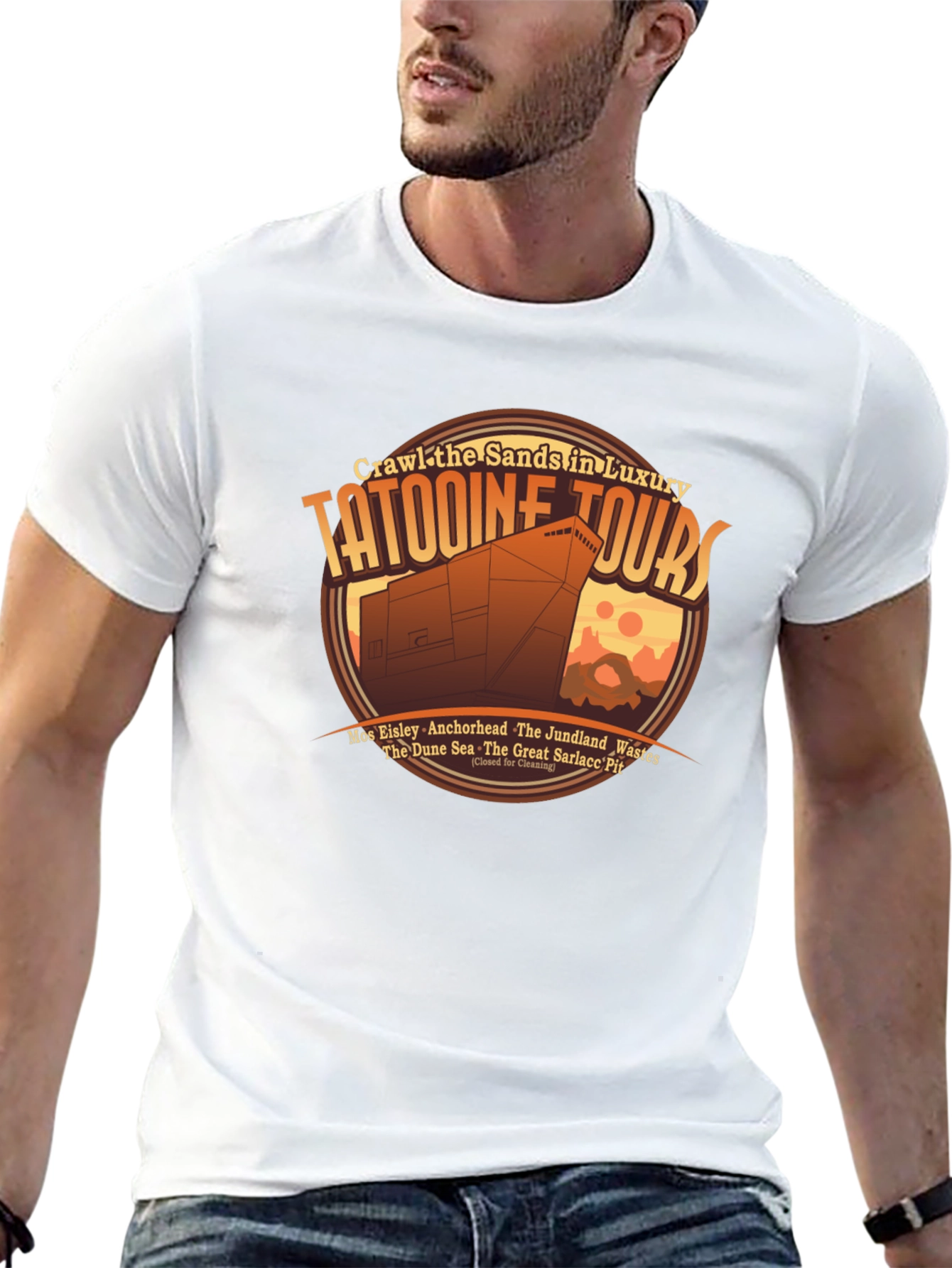 Tatooine Tours T-Shirt - Crawl the Sands in Luxury
