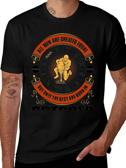 Aquarius Zodiac T-Shirt: All Men Are Created Equal