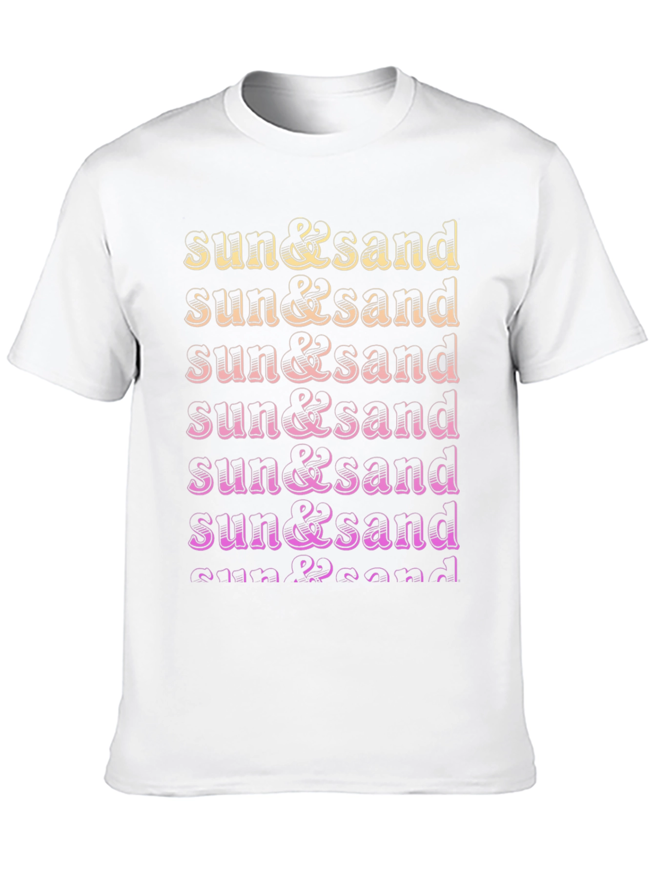 Sun & Sand Gradient Tee - Summer Vibes