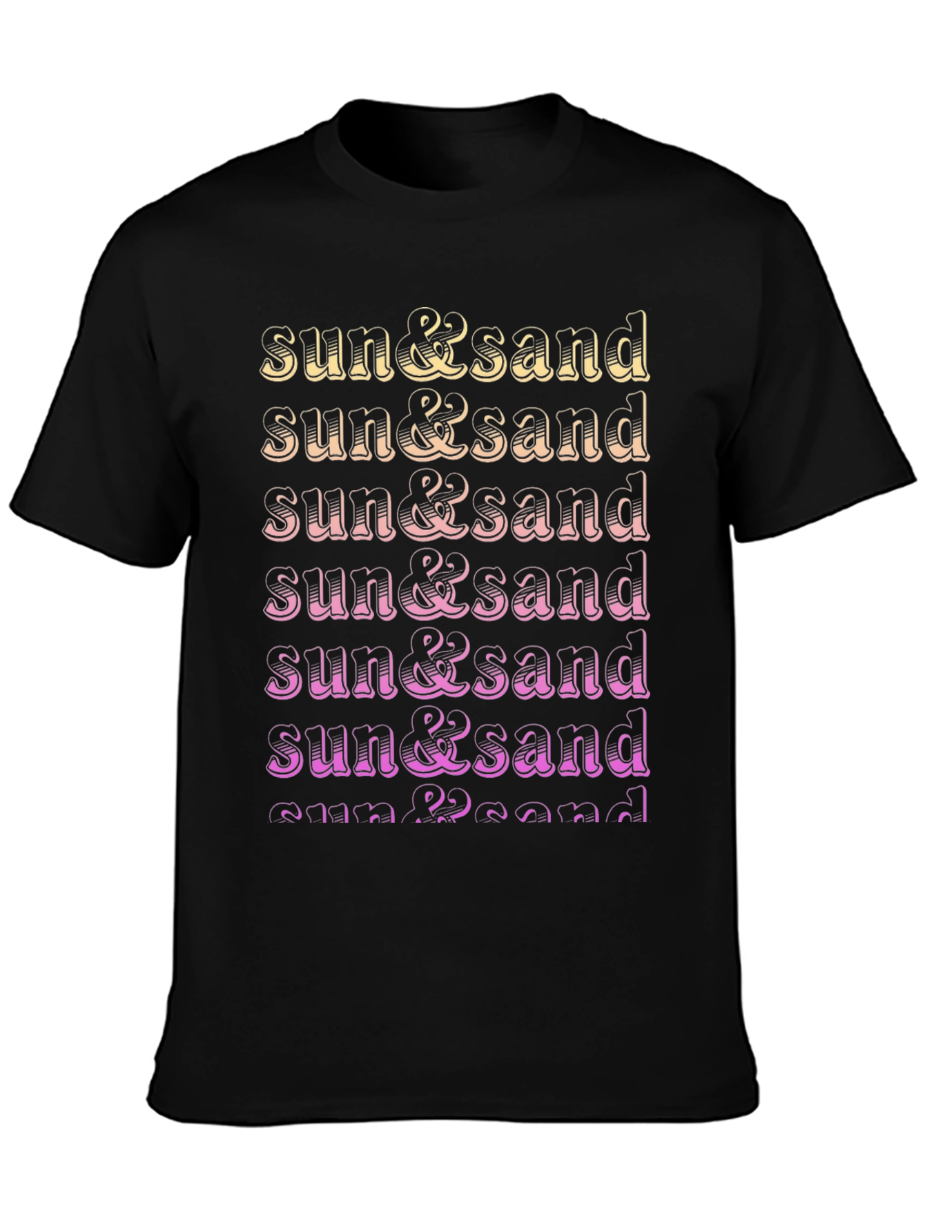 Sun & Sand Gradient Tee - Summer Vibes