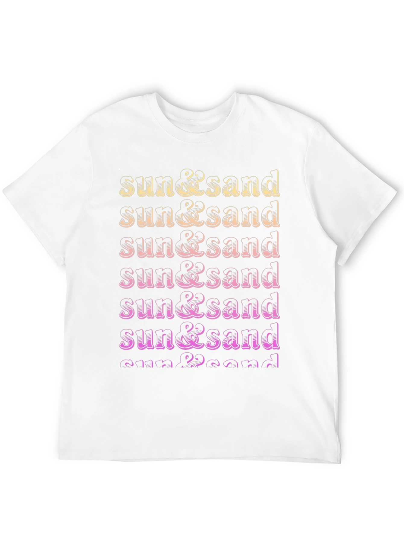 Sun & Sand Gradient Tee - Summer Vibes