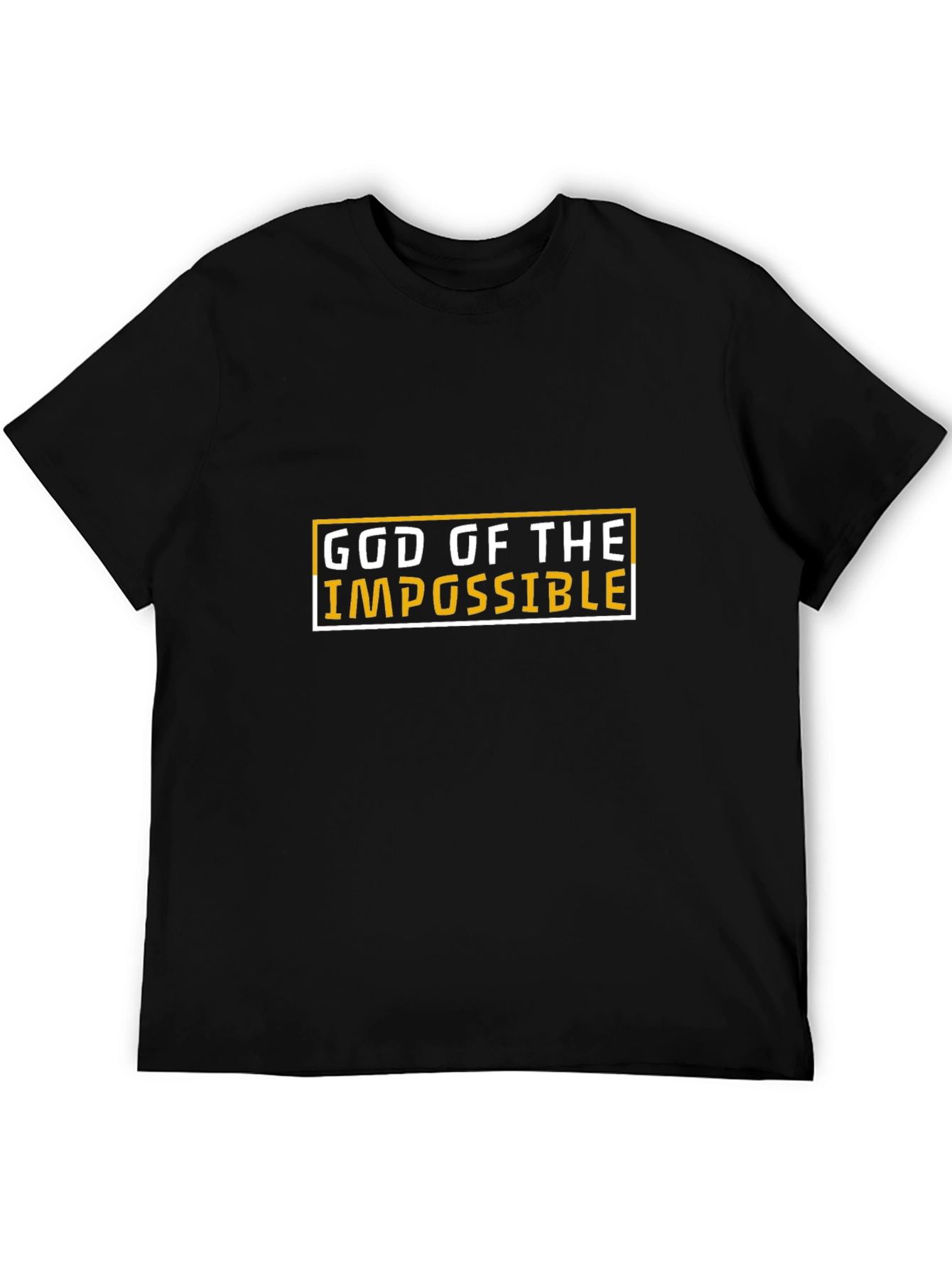 God of the Impossible Black Graphic Tee