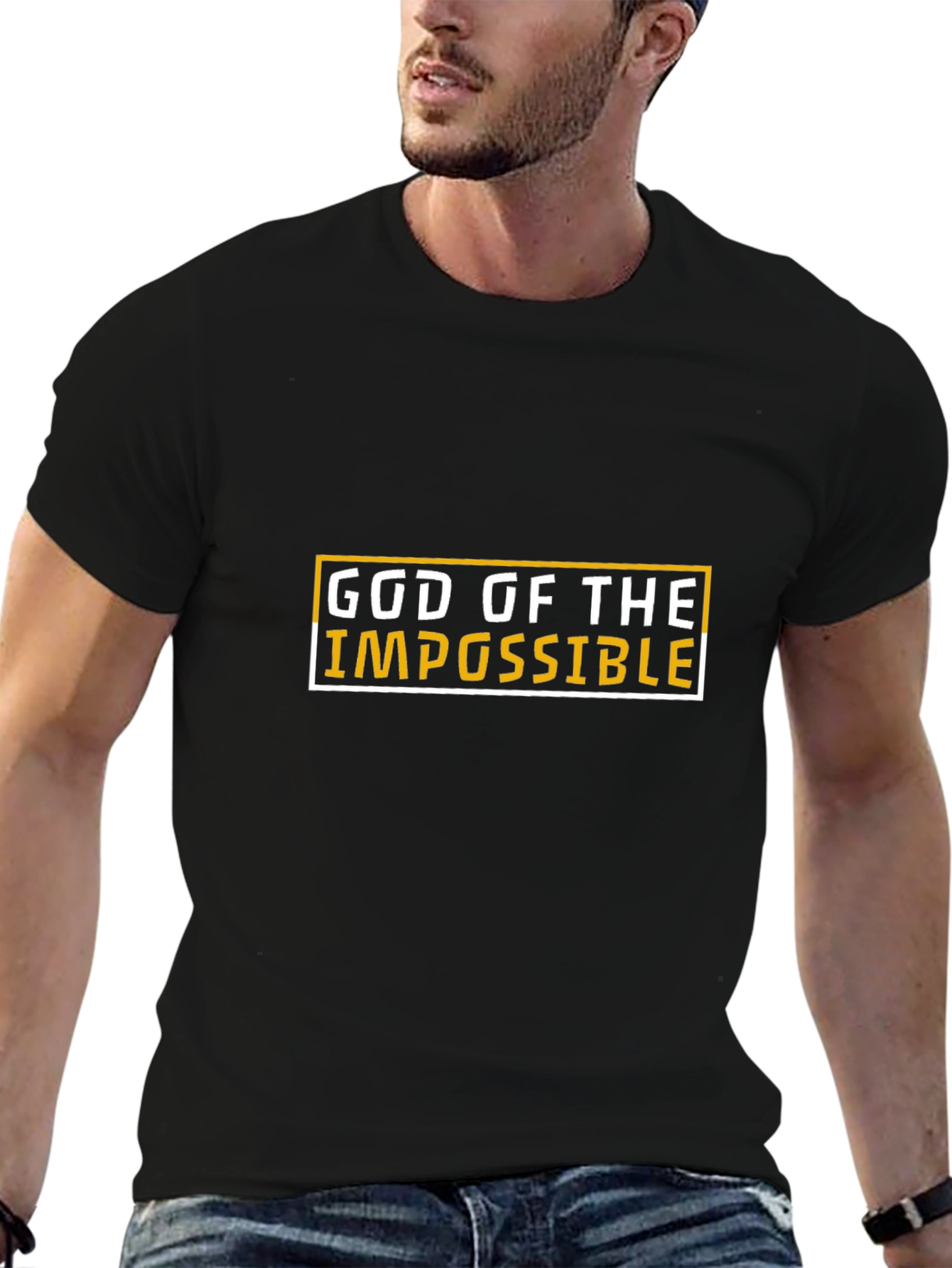 God of the Impossible Black Graphic Tee