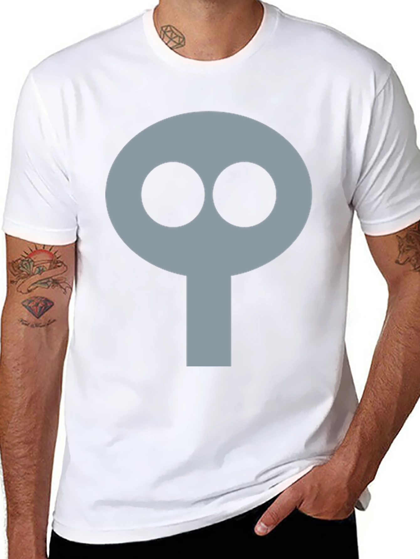 Grim Reaper Skull T-Shirt - Black