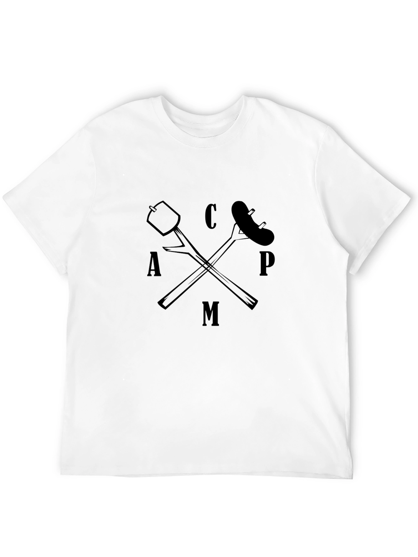 CAMP T-Shirt: Marshmallow & Sausage Camping Tee