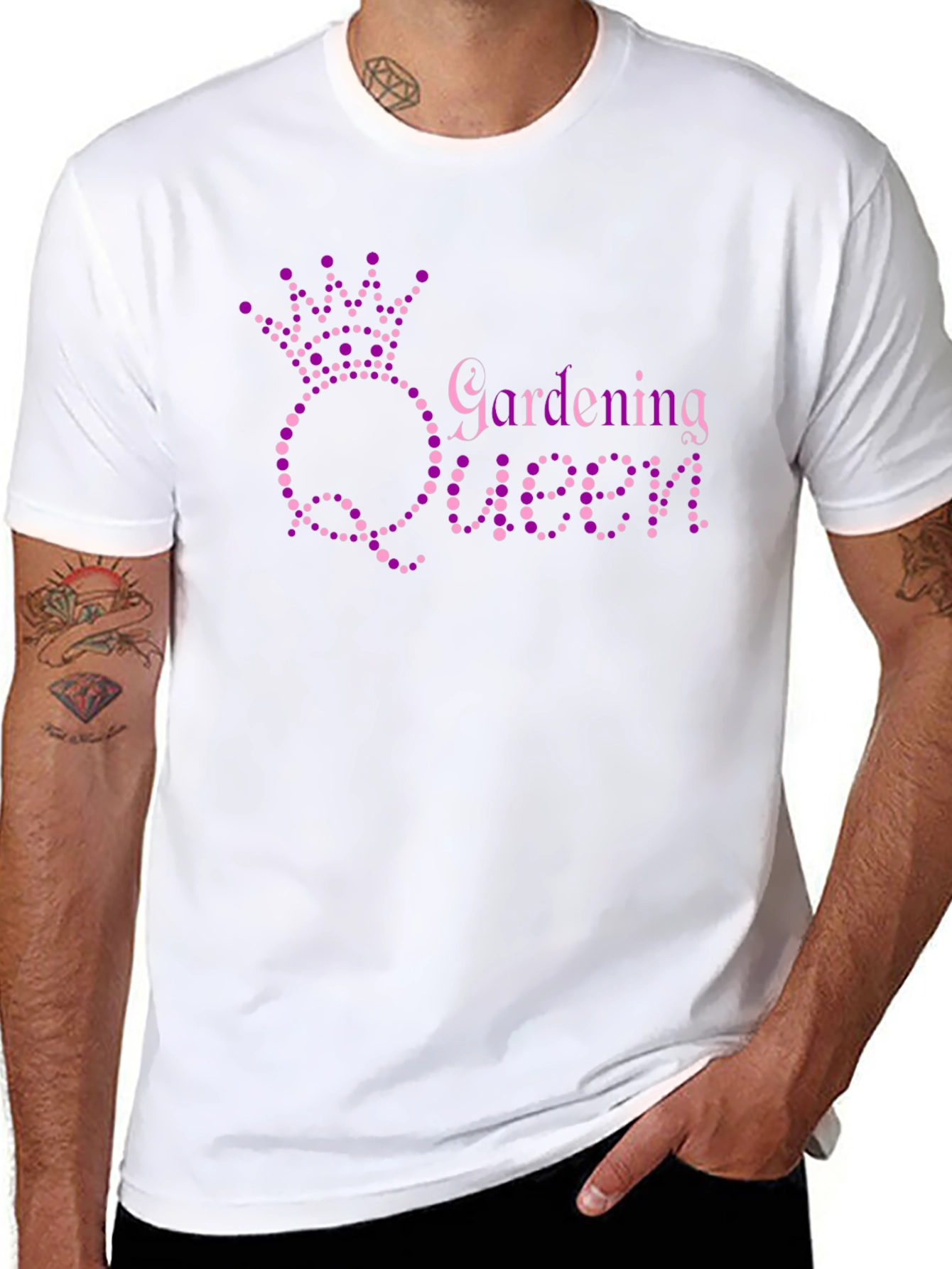 Gardening Queen T-Shirt - Perfect for Plant Lovers!