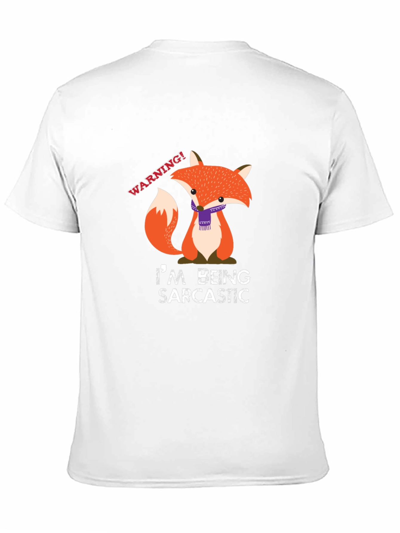 Sarcastic Fox Graphic Tee - Funny Animal T-Shirt