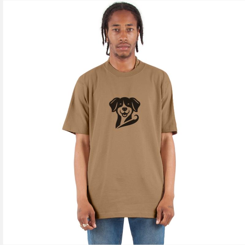 A Striking Silhouette of Man's Best Friend in Tim