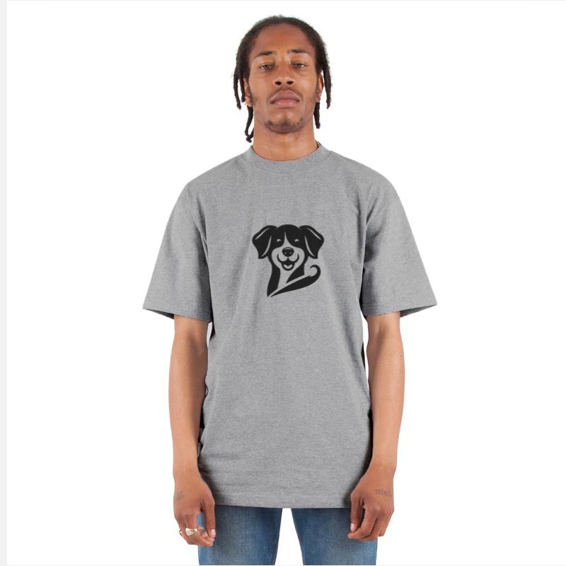 A Striking Silhouette of Man's Best Friend in Tim