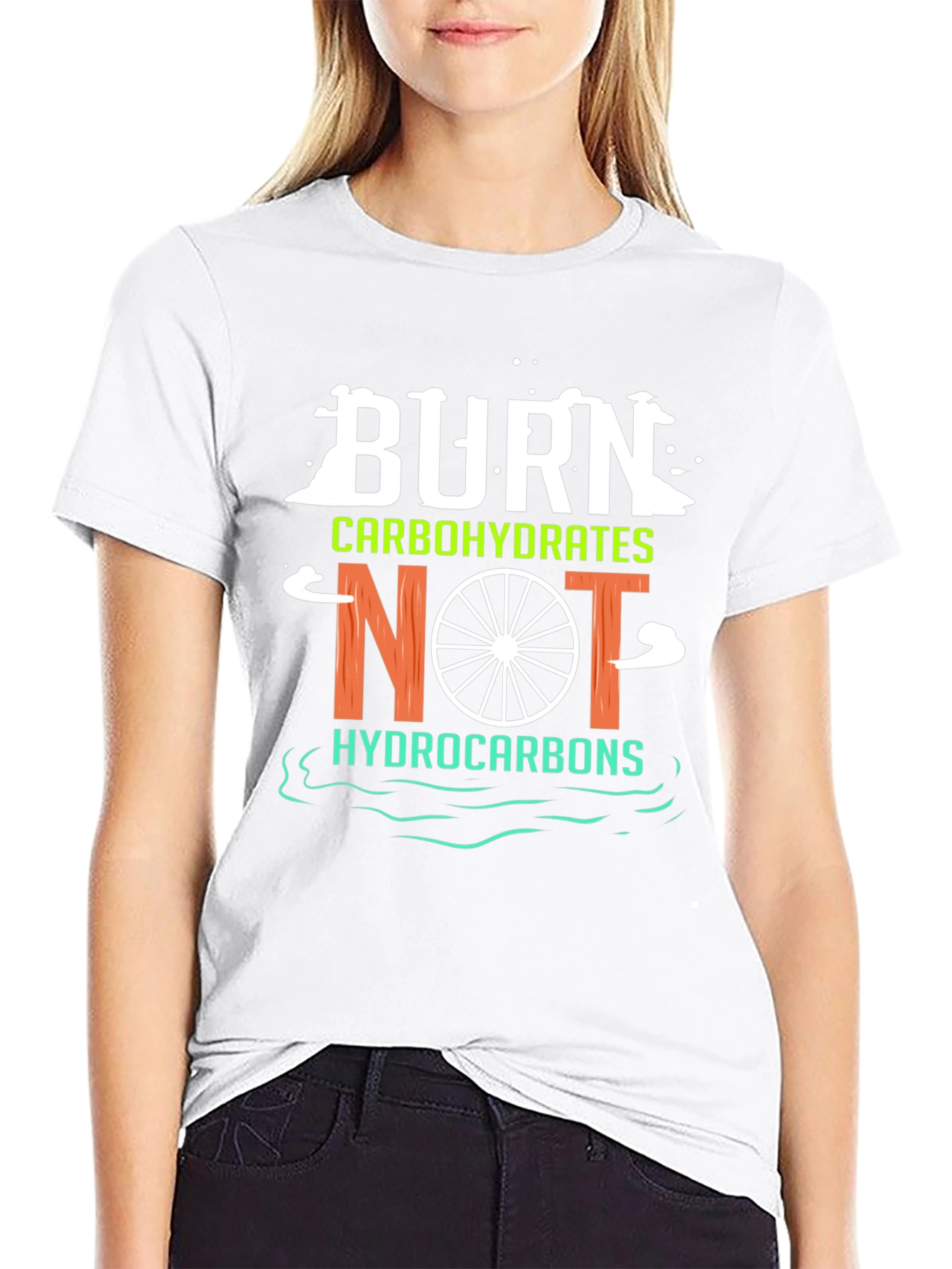Burn Carbohydrates Cycling T-Shirt