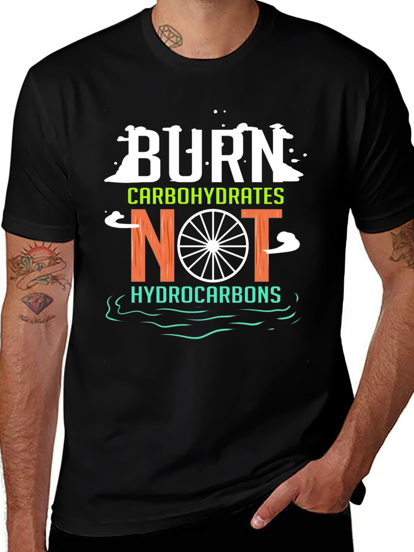 Burn Carbohydrates Cycling T-Shirt