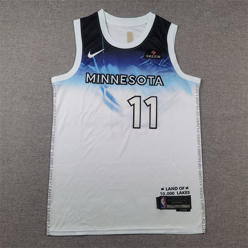 Men's Minnesota Timberwolves Naz Reid #11 White 2024/25 Swingman Player Jerseys - City Edition