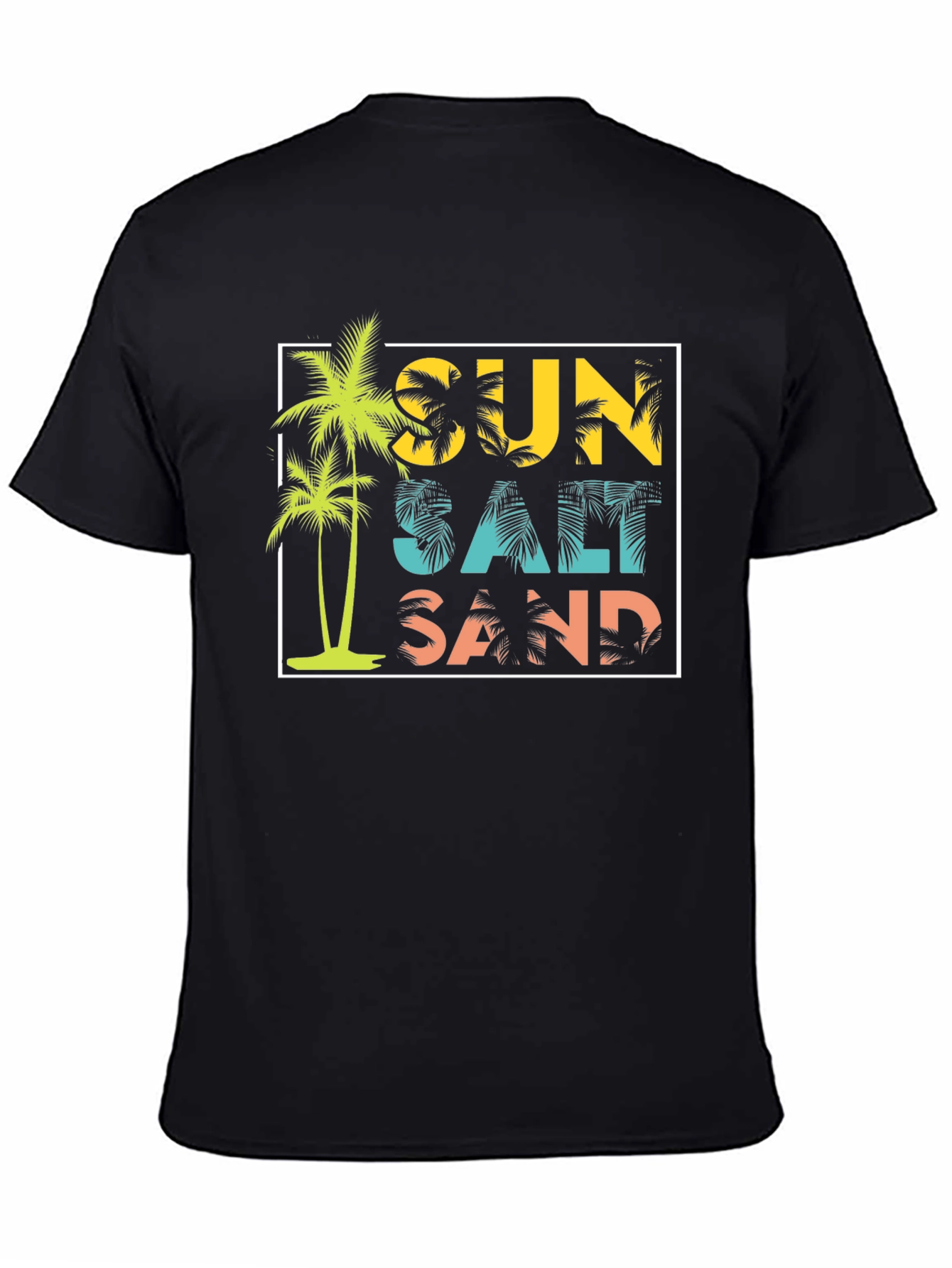 Sun Salt Sand Graphic Tee - Black