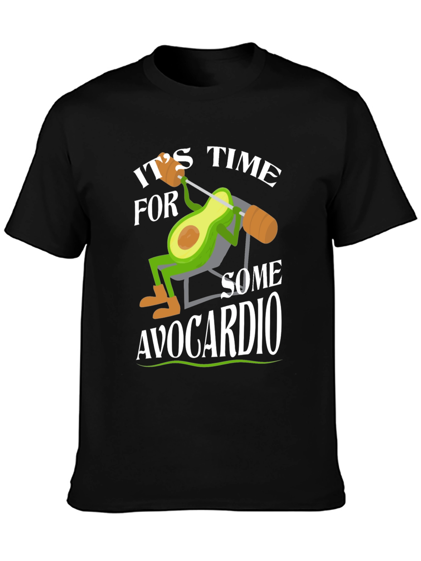 Avocardio Workout T-Shirt - Funny Avocado Gym Tee