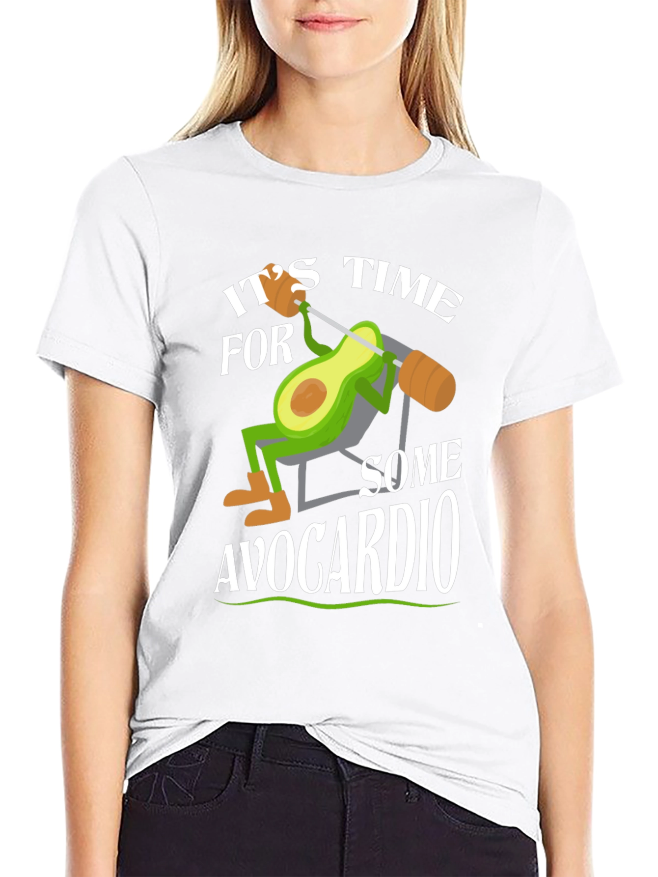 Avocardio Workout T-Shirt - Funny Avocado Gym Tee
