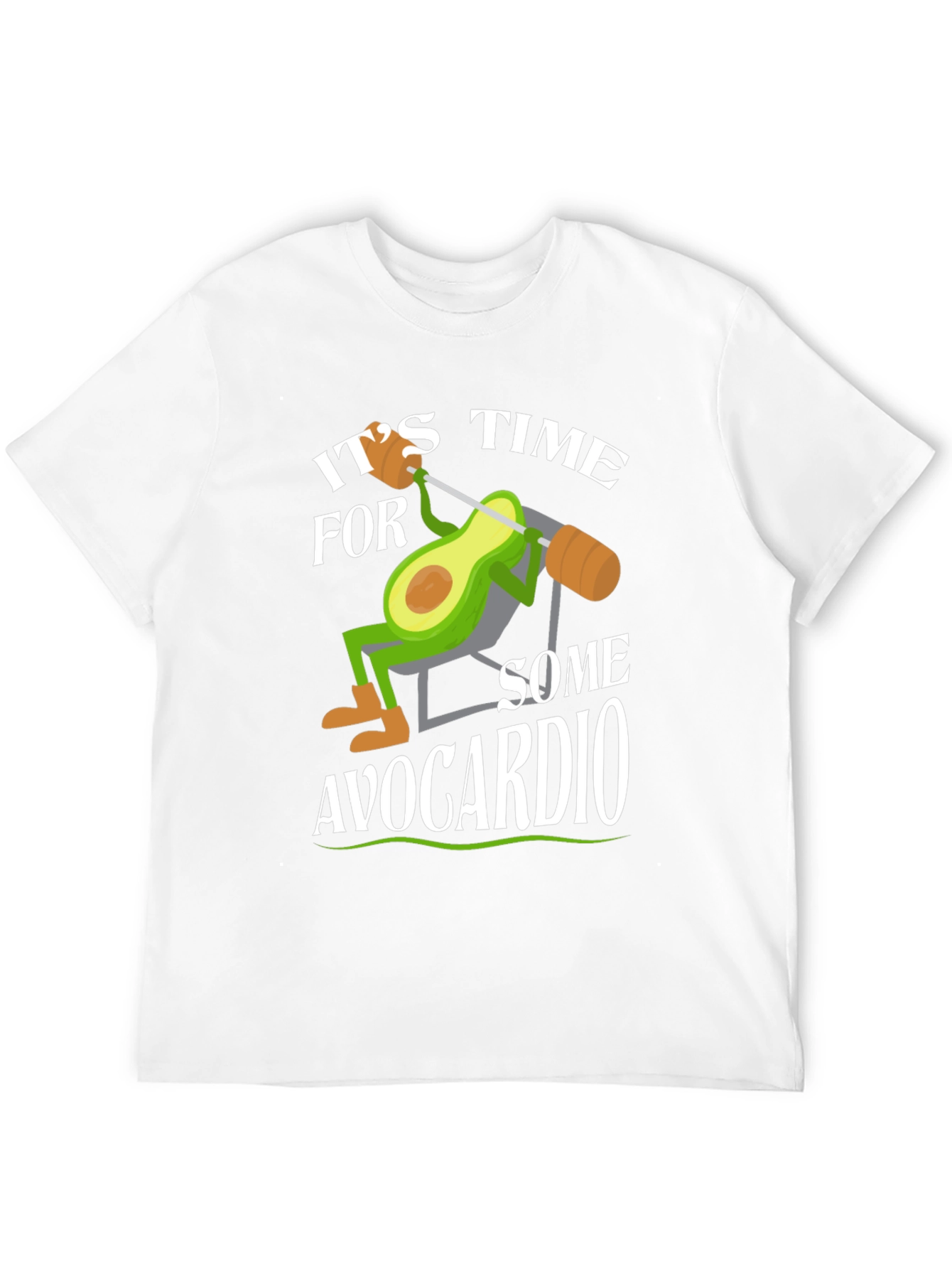 Avocardio Workout T-Shirt - Funny Avocado Gym Tee