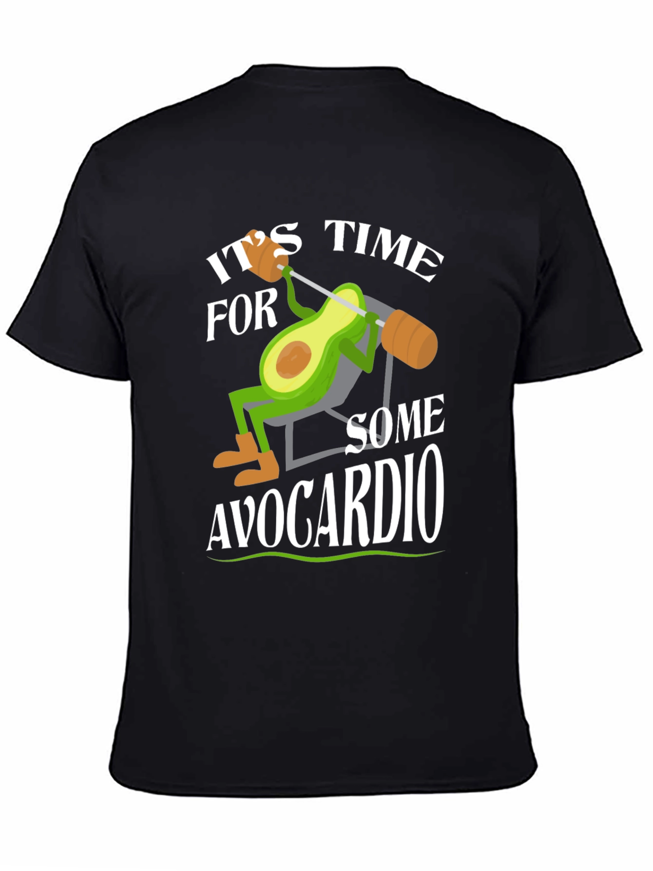 Avocardio Workout T-Shirt - Funny Avocado Gym Tee