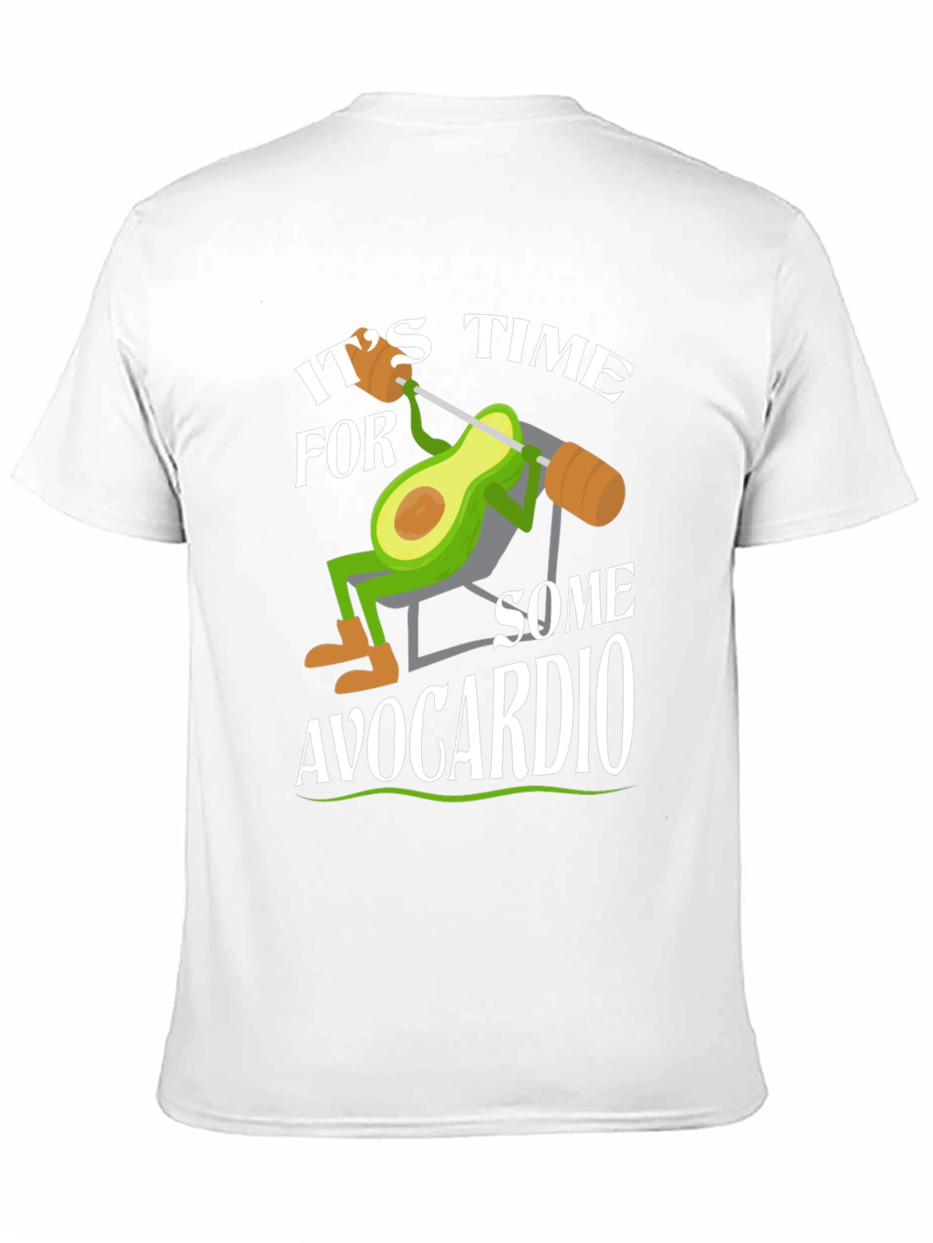 Avocardio Workout T-Shirt - Funny Avocado Gym Tee