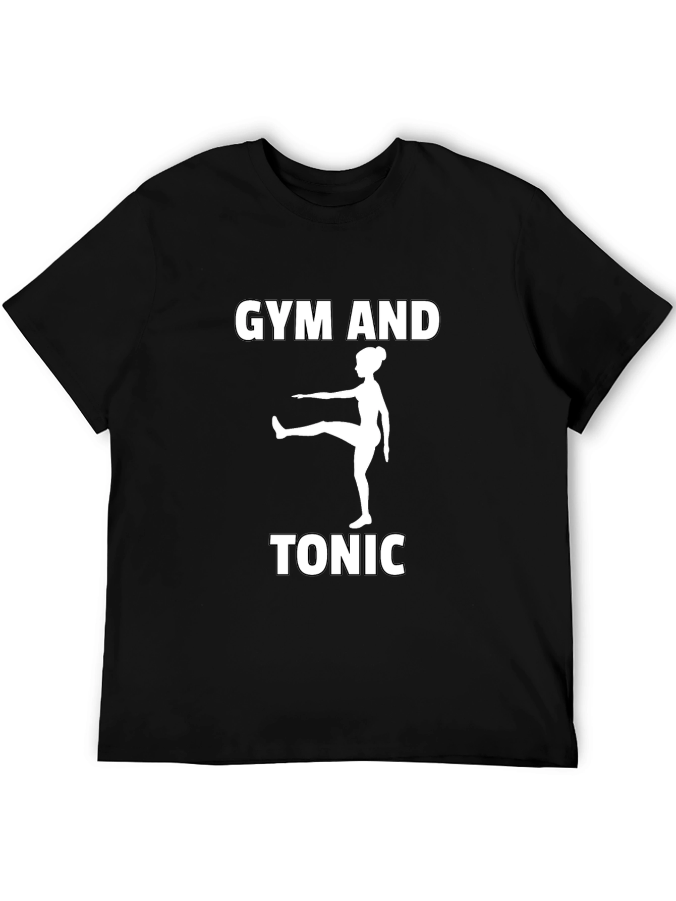 Gym and Tonic Black Graphic Tee