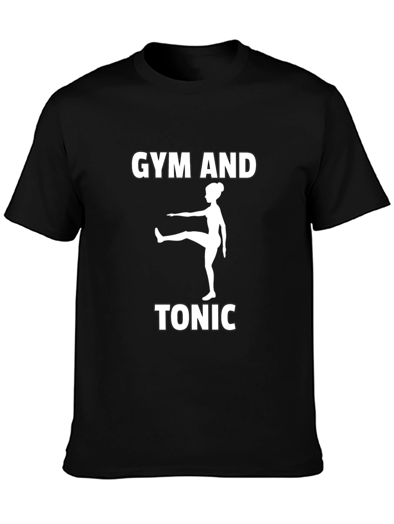 Gym and Tonic Black Graphic Tee