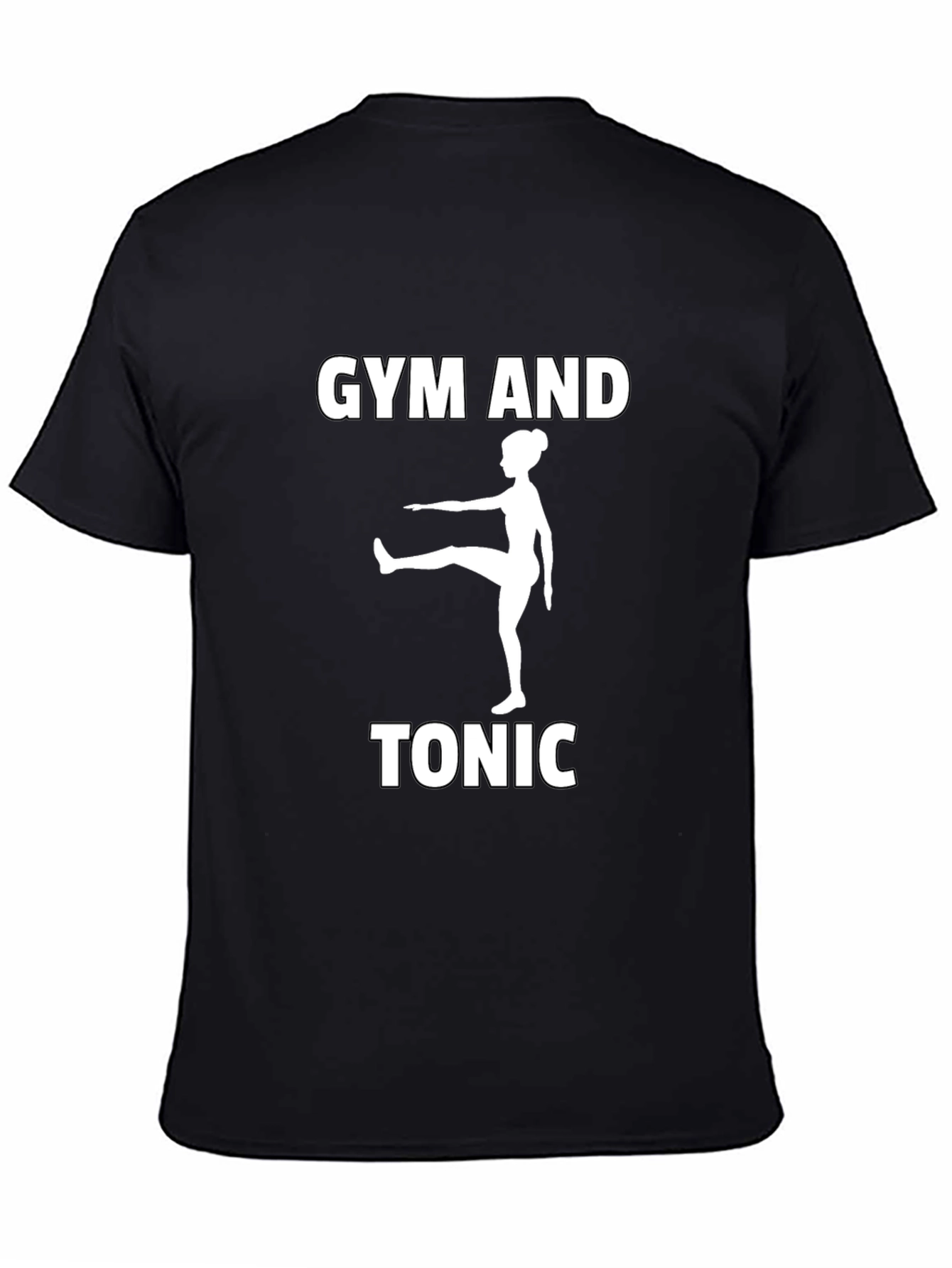 Gym and Tonic Black Graphic Tee