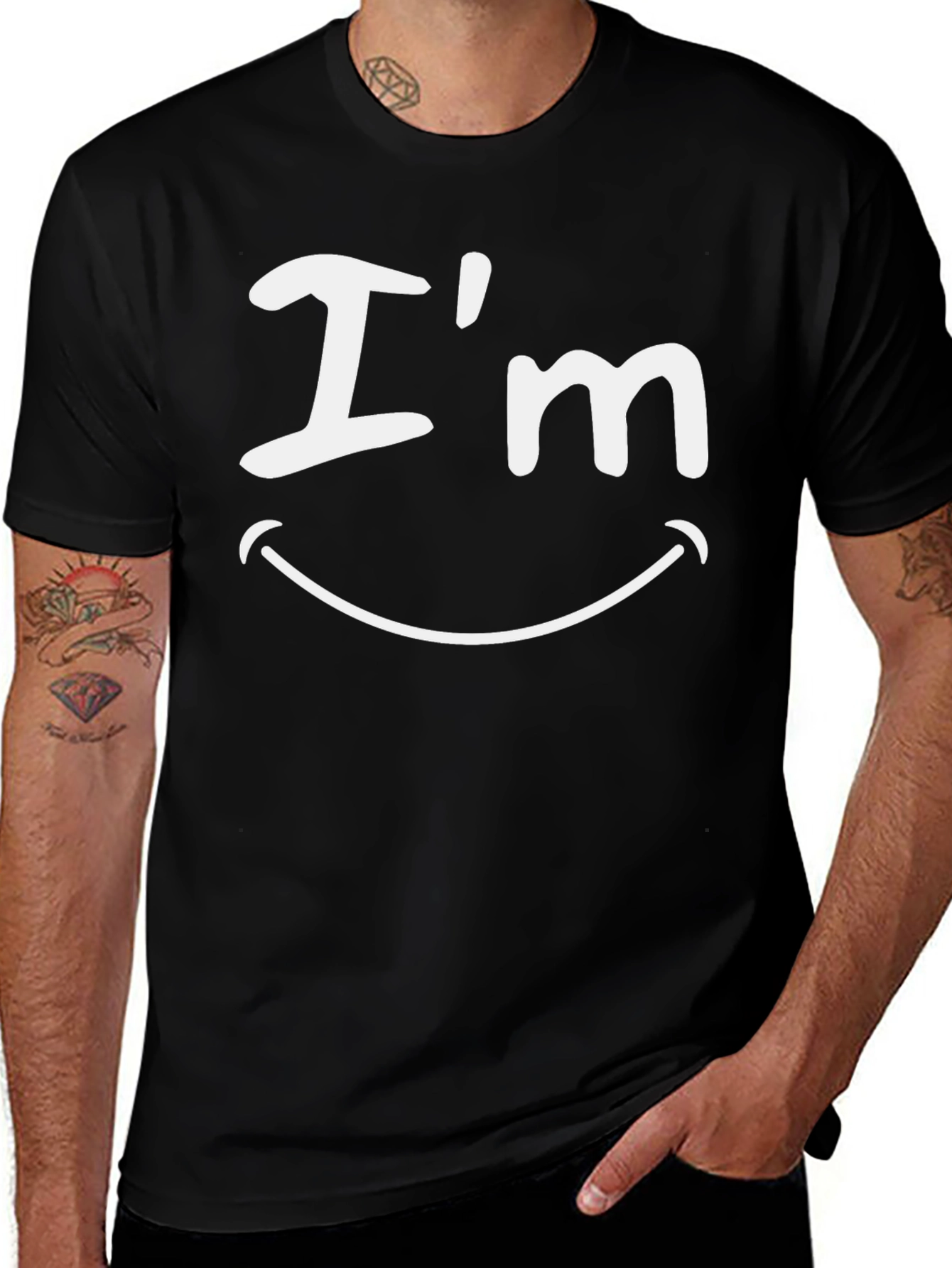 Im Smiling Graphic T-Shirt