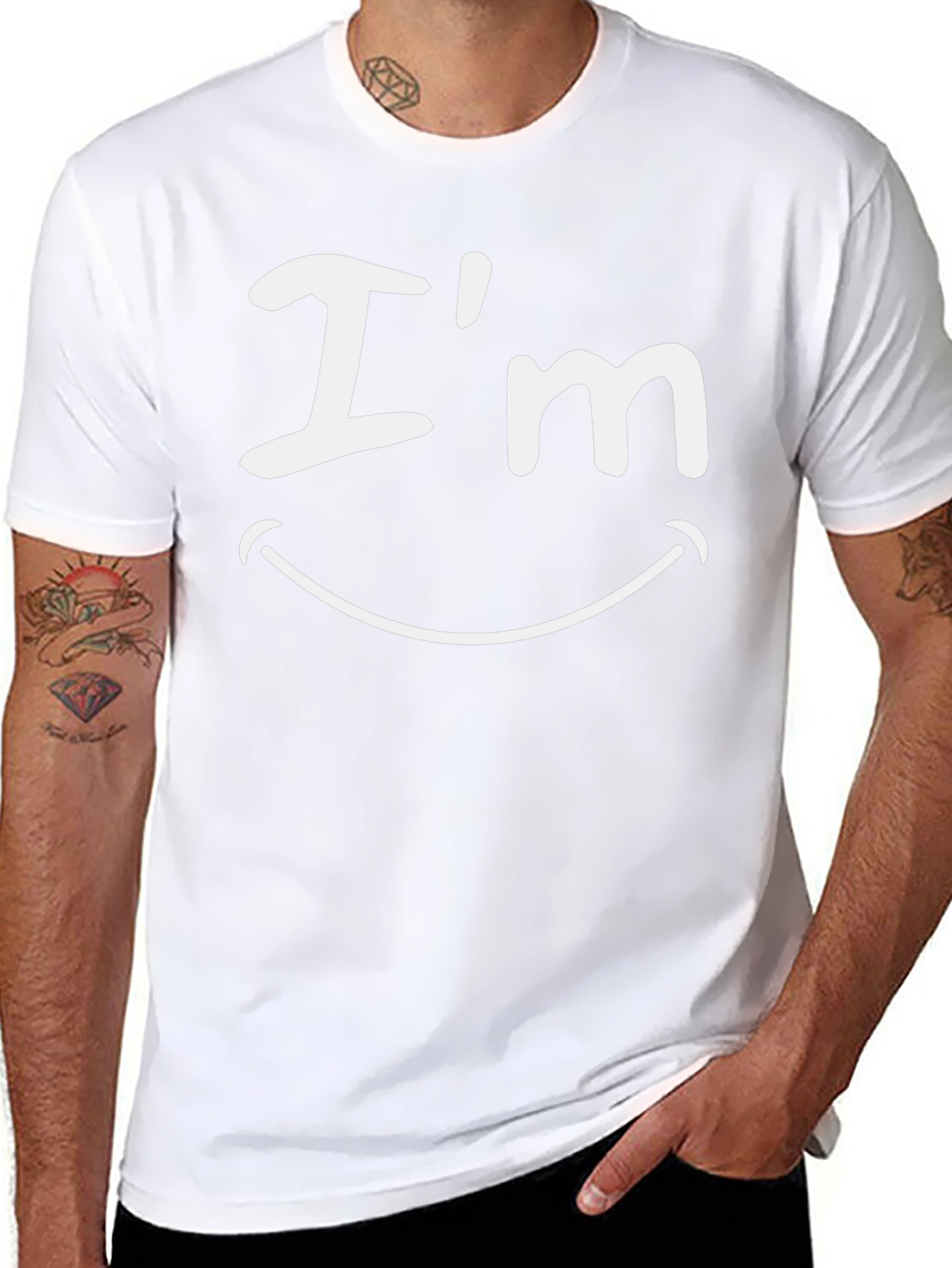 Im Smiling Graphic T-Shirt