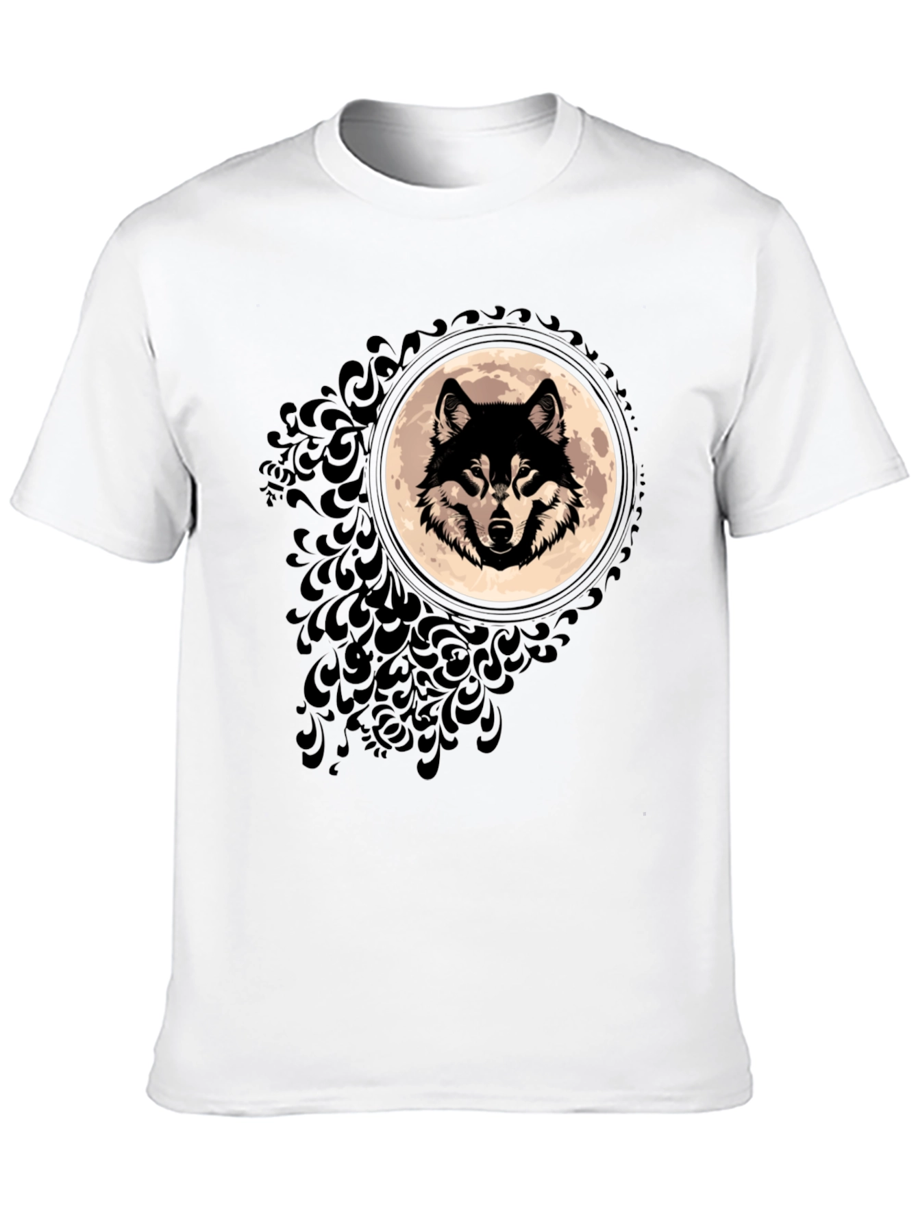 Wolf Moon Graphic T-Shirt