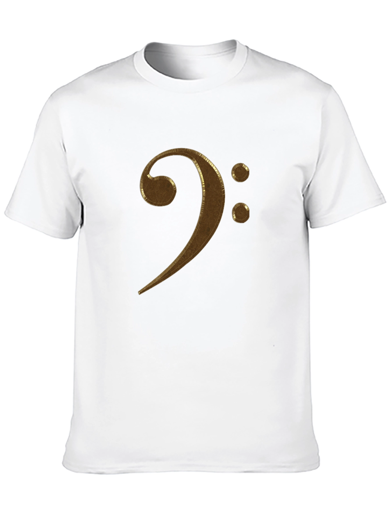 Bass Clef Graphic T-Shirt - Black