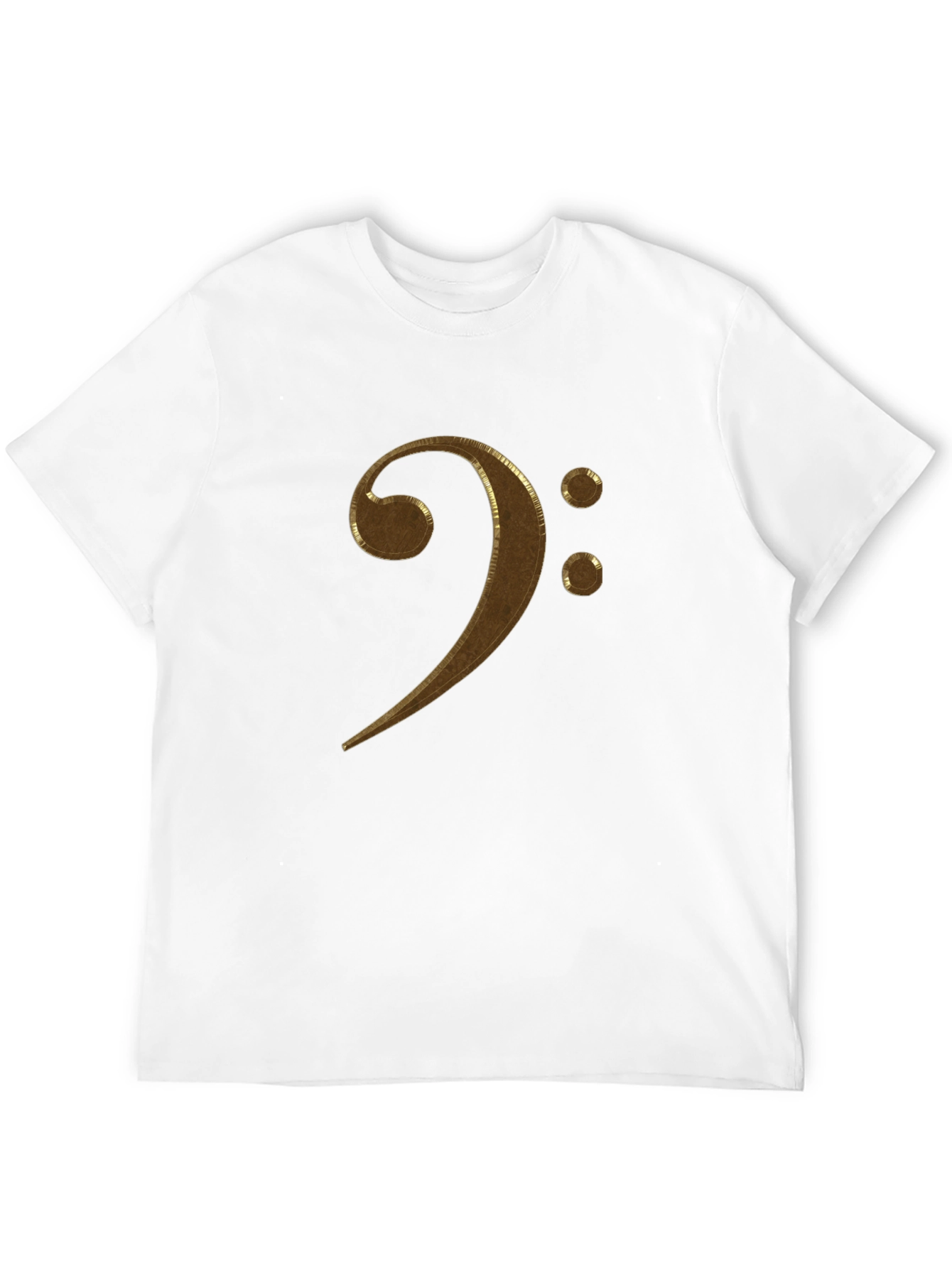 Bass Clef Graphic T-Shirt - Black