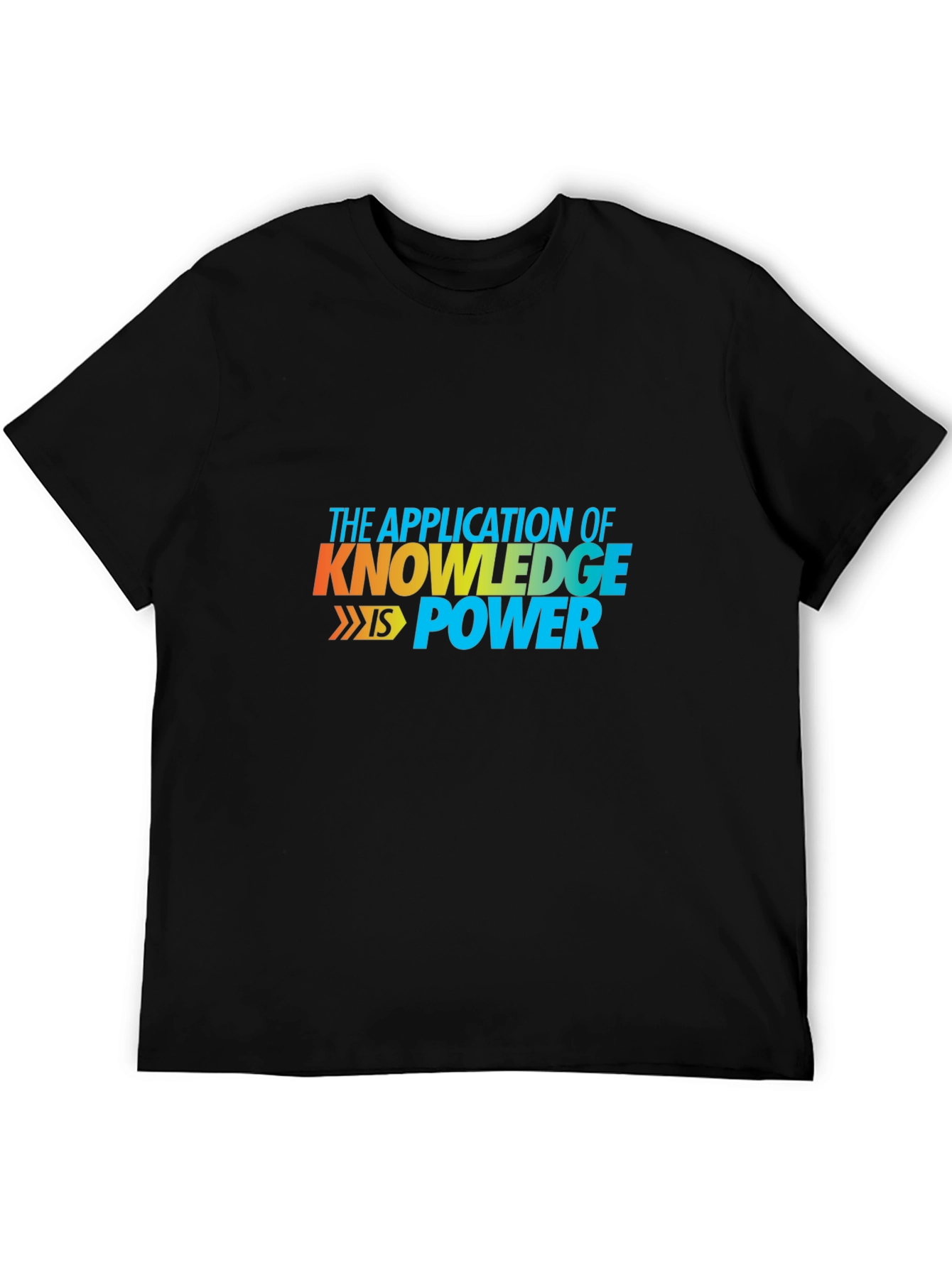 Knowledge is Power Graphic Tee - Black