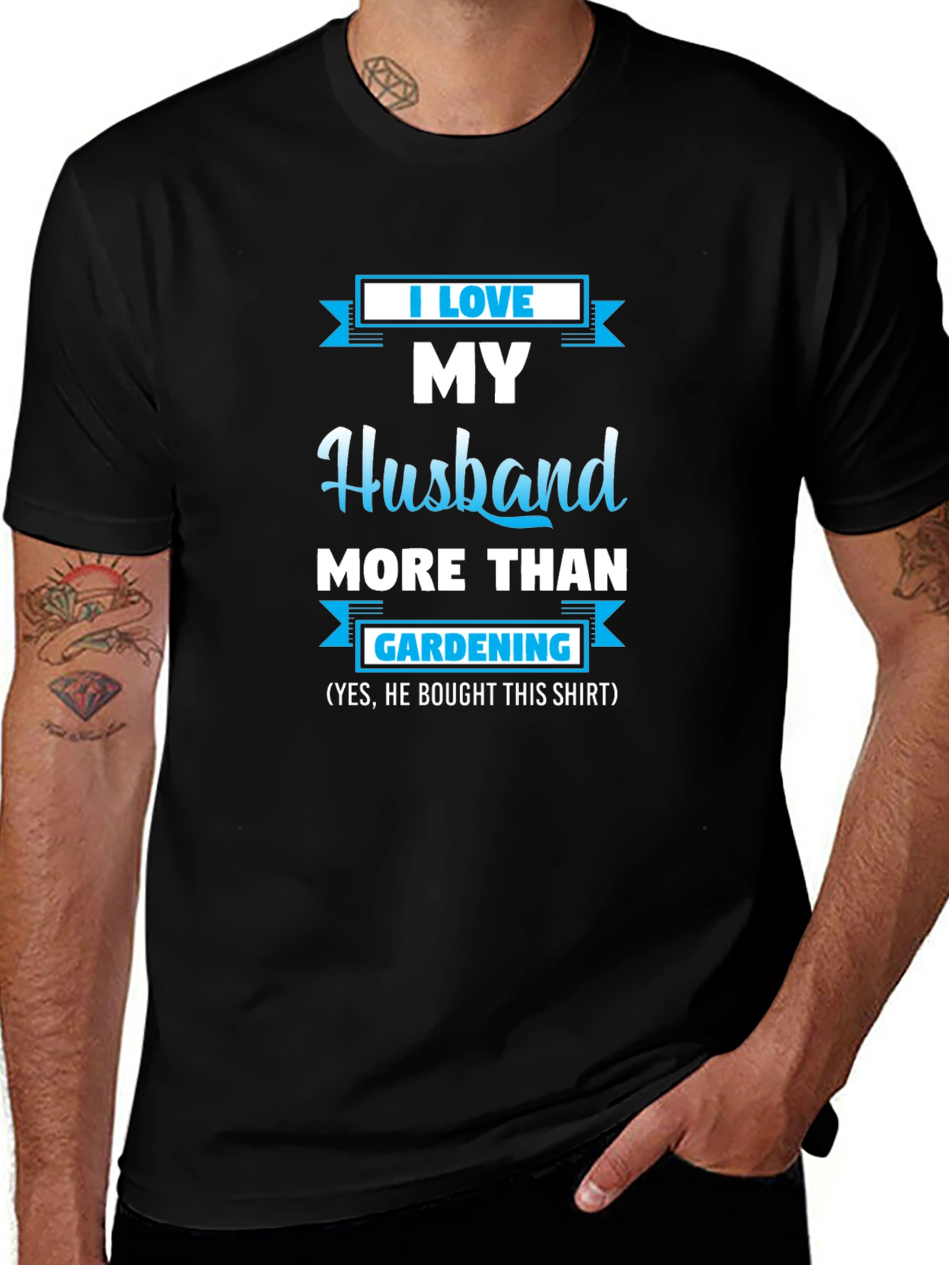 I Love My Husband Gardening T-Shirt
