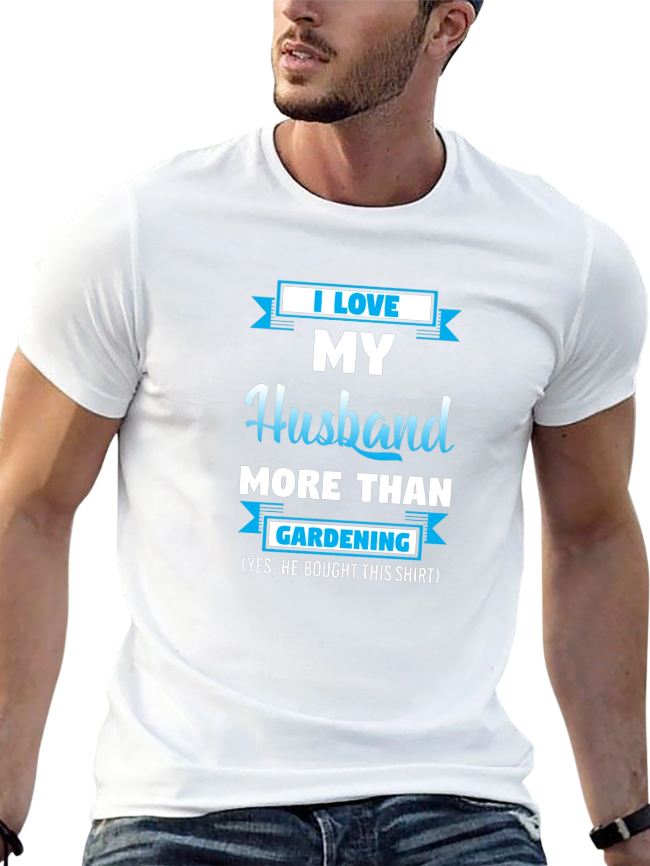 I Love My Husband Gardening T-Shirt