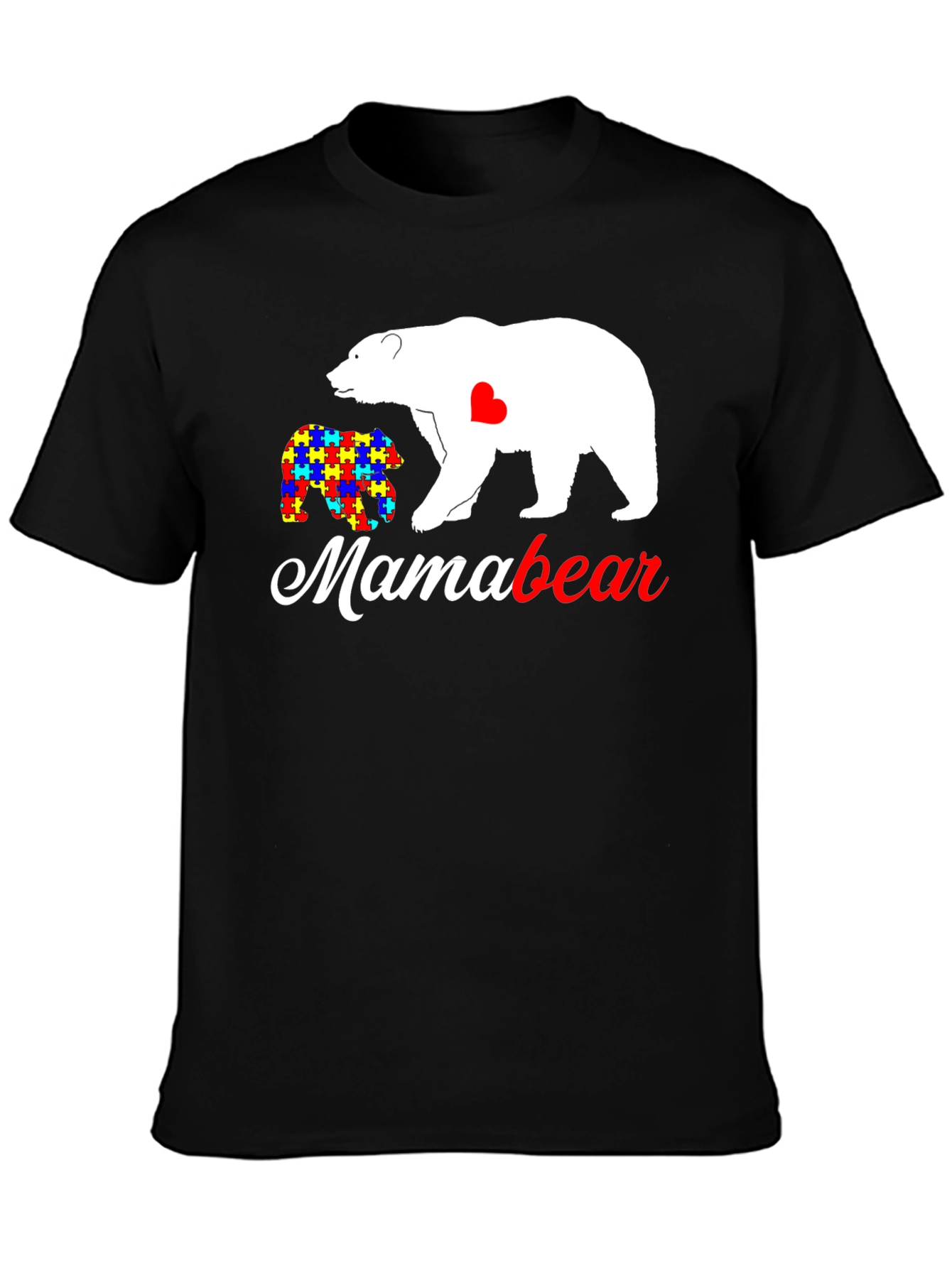 Mama Bear Autism Awareness T-Shirt