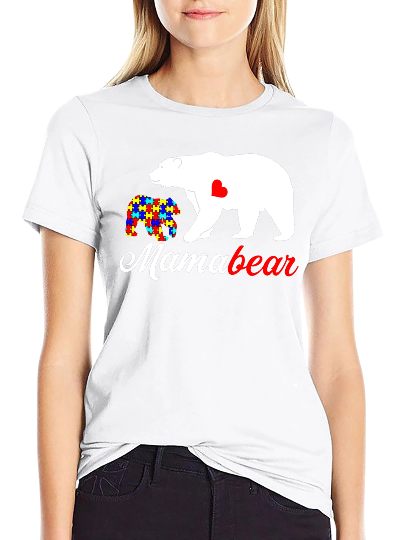 Mama Bear Autism Awareness T-Shirt