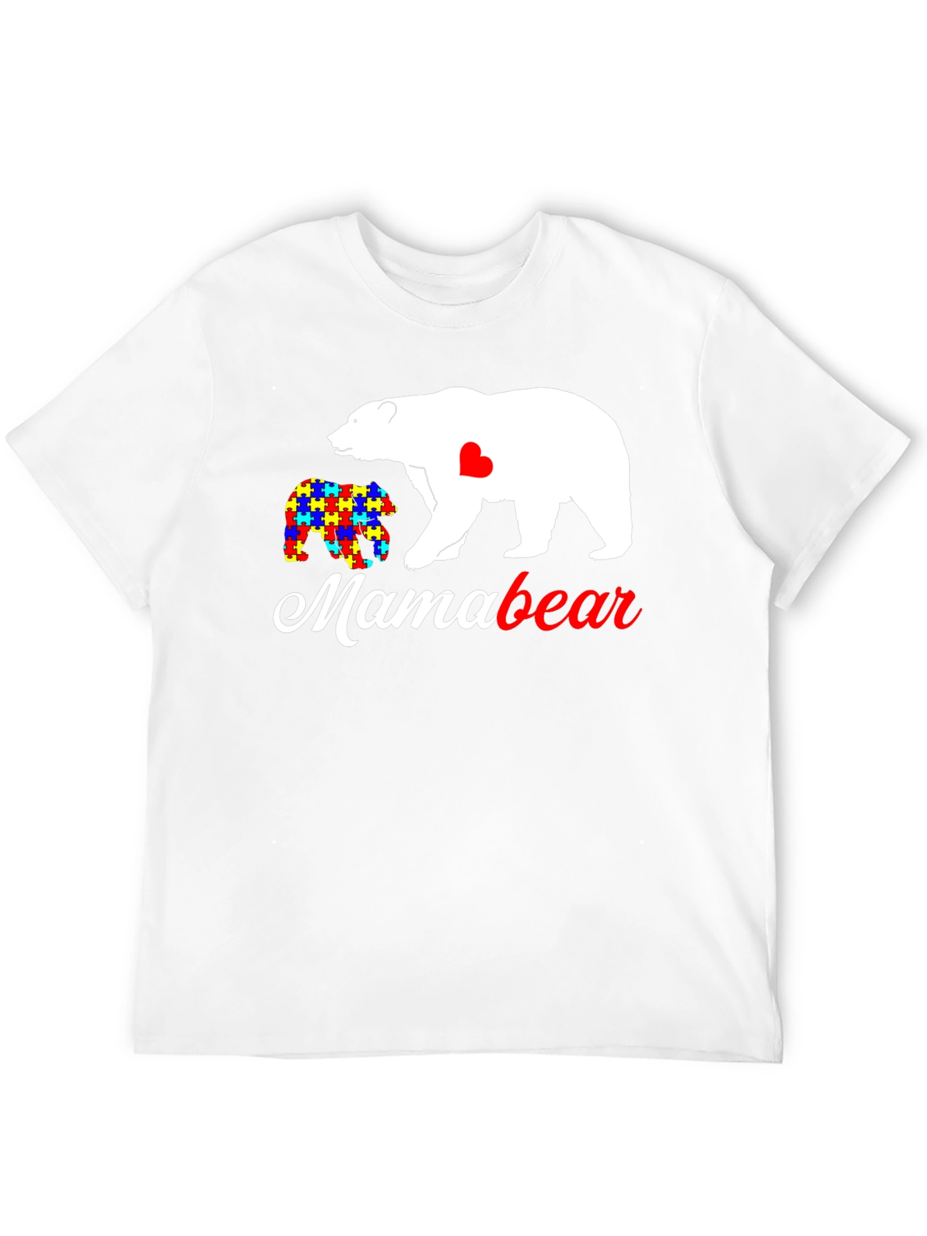 Mama Bear Autism Awareness T-Shirt