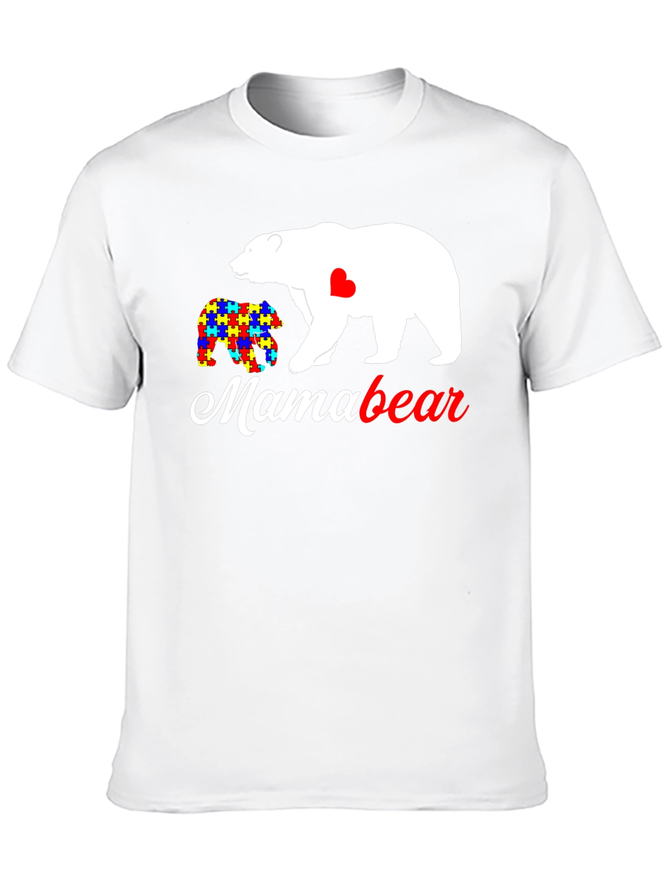 Mama Bear Autism Awareness T-Shirt