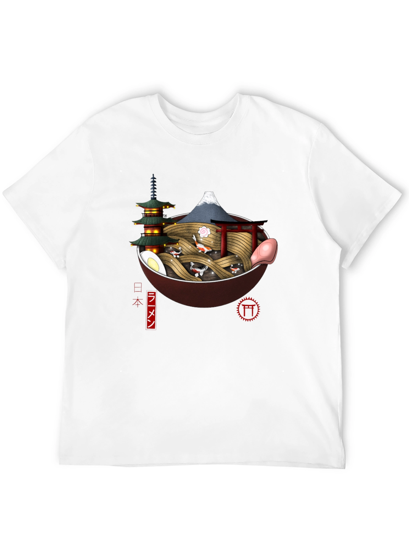 Ramen Bowl Japan Black T-Shirt