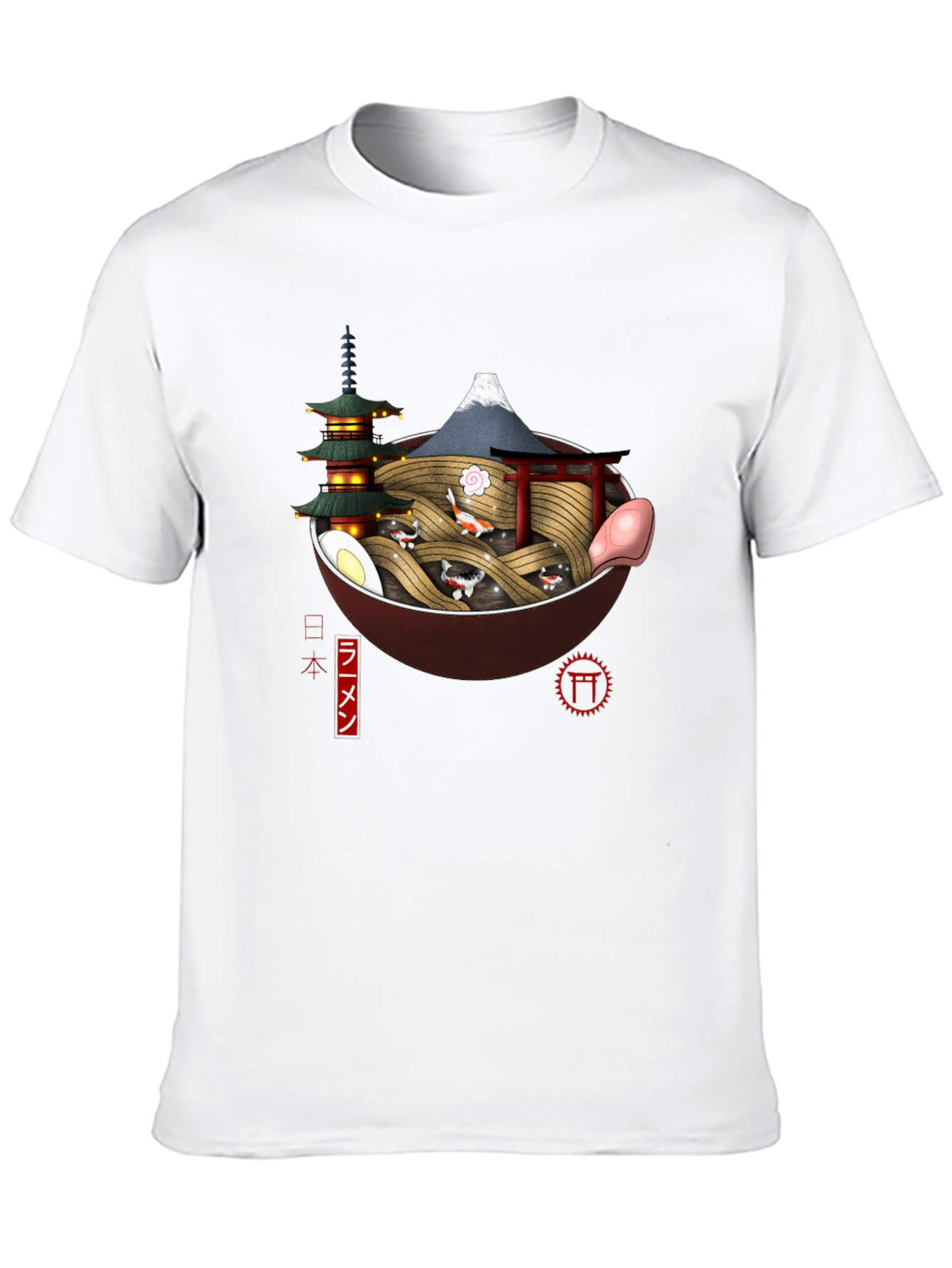 Ramen Bowl Japan Black T-Shirt