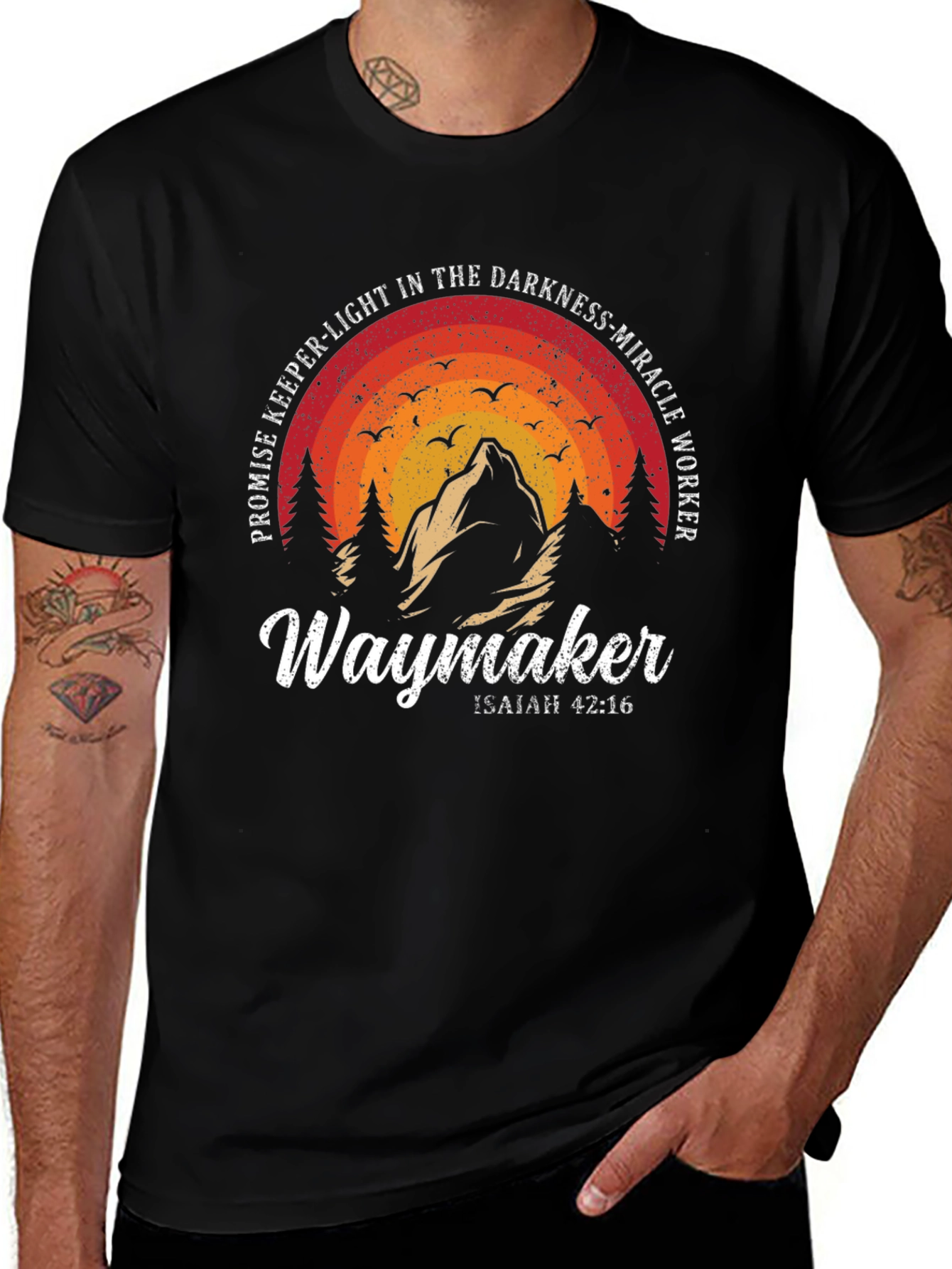 Waymaker Graphic T-Shirt Christian Tee